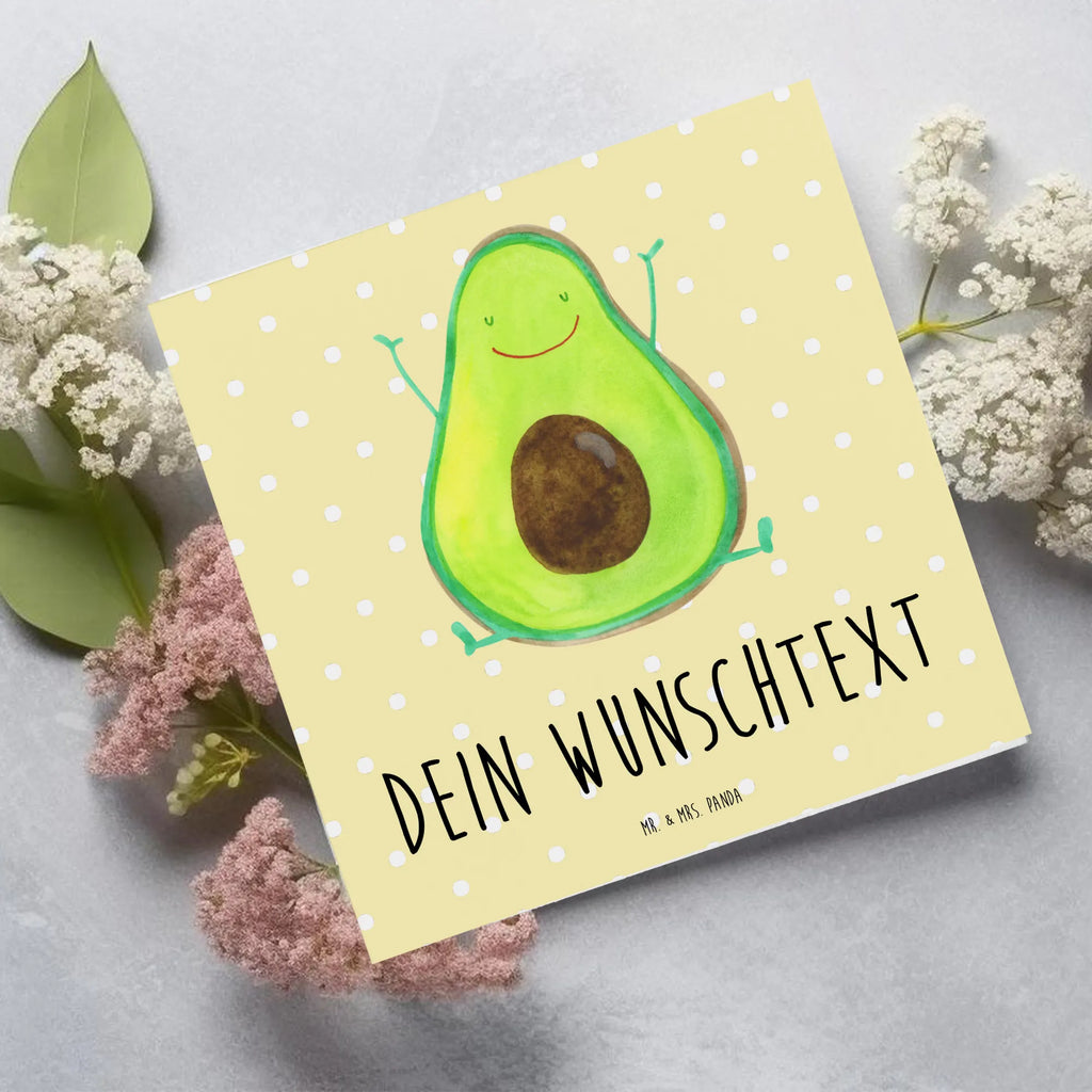Personalized Deluxe Card avocado Happy Personalisierte Glückwunschkarte, Grußkarte selbst gestalten, Personalisierte Hochzeitskarte, Grußkarte mit Namen, Grußkarte mit persönlichen Nachrichten, Grußkarte selber drucken, Personalisierte Karte, Grußkarten personalisiert, Personalisierte Geburtstagskarte, Personalisierte Grußkarte, Grußkarte als Geldgeschenk, Personalisiertere Klappkarte, Personalisierte Einladungskarte, Avocado, Veggie, Vegan, Gesund, Chaos