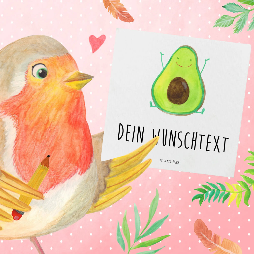 Personalized Deluxe Card avocado Happy Personalisierte Glückwunschkarte, Grußkarte selbst gestalten, Personalisierte Hochzeitskarte, Grußkarte mit Namen, Grußkarte mit persönlichen Nachrichten, Grußkarte selber drucken, Personalisierte Karte, Grußkarten personalisiert, Personalisierte Geburtstagskarte, Personalisierte Grußkarte, Grußkarte als Geldgeschenk, Personalisiertere Klappkarte, Personalisierte Einladungskarte, Avocado, Veggie, Vegan, Gesund, Chaos