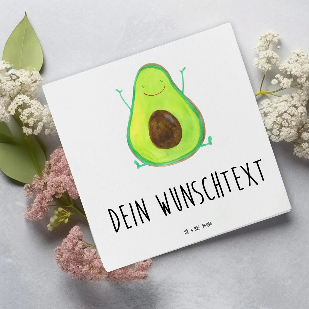 Personalized Deluxe Card avocado Happy Personalisierte Glückwunschkarte, Grußkarte selbst gestalten, Personalisierte Hochzeitskarte, Grußkarte mit Namen, Grußkarte mit persönlichen Nachrichten, Grußkarte selber drucken, Personalisierte Karte, Grußkarten personalisiert, Personalisierte Geburtstagskarte, Personalisierte Grußkarte, Grußkarte als Geldgeschenk, Personalisiertere Klappkarte, Personalisierte Einladungskarte, Avocado, Veggie, Vegan, Gesund, Chaos