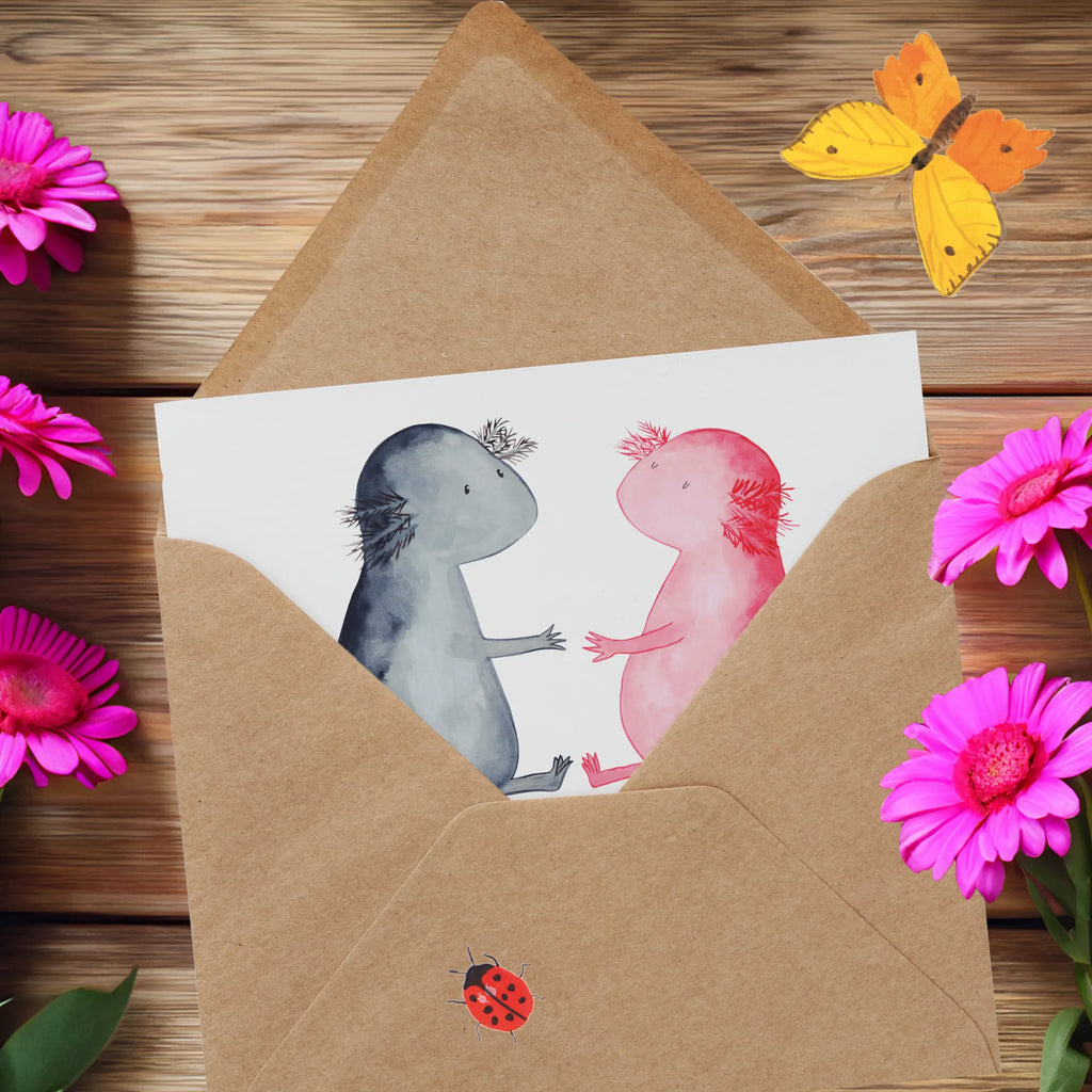 Personalisierte Deluxe Karte Axolotl Liebe Grußkarte Selber Drucken, Grußkarte mit Persönlichen Nachrichten, Grußkarten Personalisiert, Grußkarte mit Namen, Personalisiertere Klappkarte, Personalisierte Grußkarte, Personalisierte Geburtstagskarte, Personalisierte Hochzeitskarte, Personalisierte Glückwunschkarte, Grußkarte als Geldgeschenk, Grußkarte Selbst Gestalten, Personalisierte Karte, Personalisierte Einladungskarte, Axolotl, Molch, Schwanzlurch, Freund, Große Liebe, Lurch, Axolot, Valentinstag, Jahrestag, Ehemann, Lurche, Liebesbeweis, Verlobter, Liebe