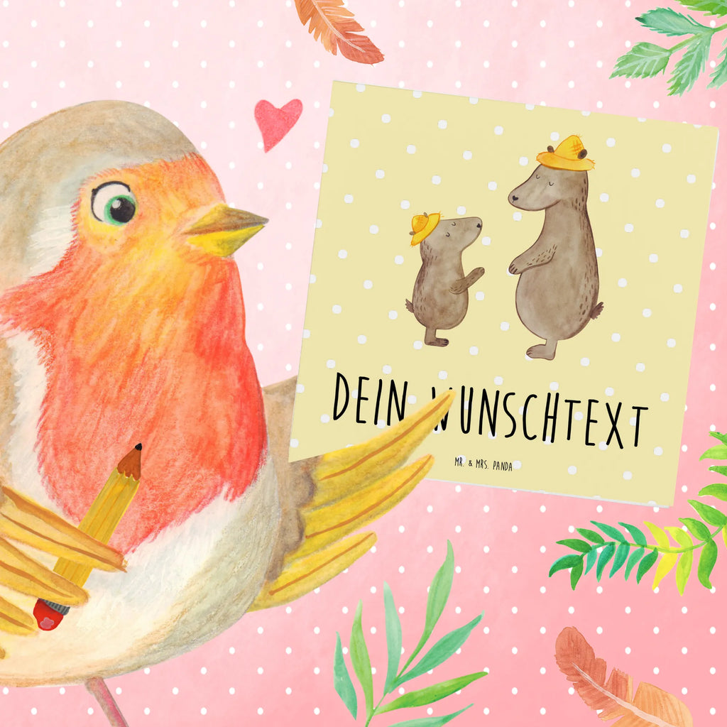 Personalizowana luksusowa karta Niedźwiedzie z kapeluszami Personalisierte Glückwunschkarte, Personalisierte Hochzeitskarte, Personalisierte Geburtstagskarte, Grußkarten Personalisiert, Personalisierte Einladungskarte, Personalisiertere Klappkarte, Personalisierte Karte, Grußkarte Selber Drucken, Grußkarte Selbst Gestalten, Grußkarte als Geldgeschenk, Grußkarte mit Namen, Grußkarte mit Persönlichen Nachrichten, Personalisierte Grußkarte, Vatertag, Familie, Opa, Oma, Papa, Muttertag, Mama, Bruder, Schwester, Kinder, Daddy, Family, Papi, Dad, Bär, Söhne, Lieblingsmensch, Kind, Sohn, Vorbild, Paps, Vater-Sohn, Vater, Bären