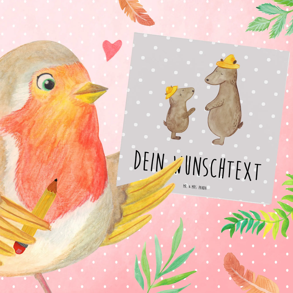 Personalizowana luksusowa karta Niedźwiedzie z kapeluszami Personalisierte Glückwunschkarte, Personalisierte Hochzeitskarte, Personalisierte Geburtstagskarte, Grußkarten Personalisiert, Personalisierte Einladungskarte, Personalisiertere Klappkarte, Personalisierte Karte, Grußkarte Selber Drucken, Grußkarte Selbst Gestalten, Grußkarte als Geldgeschenk, Grußkarte mit Namen, Grußkarte mit Persönlichen Nachrichten, Personalisierte Grußkarte, Vatertag, Familie, Opa, Oma, Papa, Muttertag, Mama, Bruder, Schwester, Kinder, Daddy, Family, Papi, Dad, Bär, Söhne, Lieblingsmensch, Kind, Sohn, Vorbild, Paps, Vater-Sohn, Vater, Bären