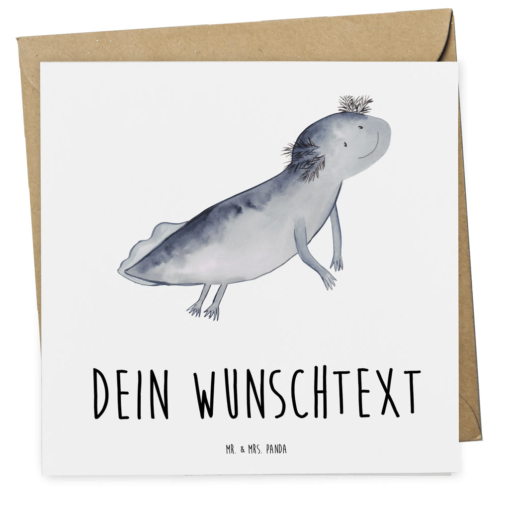 Personalized Deluxe Card axolotl To swim Grußkarte Selber Drucken, Personalisierte Grußkarte, Grußkarte Selbst Gestalten, Grußkarten Personalisiert, Grußkarte als Geldgeschenk, Personalisierte Glückwunschkarte, Personalisierte Karte, Grußkarte mit Persönlichen Nachrichten, Personalisierte Einladungskarte, Personalisiertere Klappkarte, Personalisierte Hochzeitskarte, Grußkarte mit Namen, Personalisierte Geburtstagskarte, Axolotl, Molch, Lösungen, Axolot, Schwanzlurch, Lurche, Problem, Motivation, Lurch, Probleme