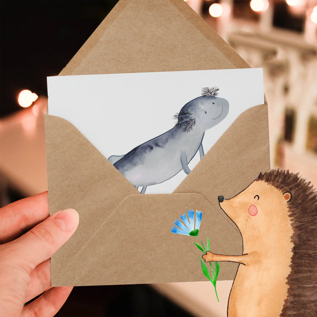 Personalized Deluxe Card axolotl To swim Grußkarte Selber Drucken, Personalisierte Grußkarte, Grußkarte Selbst Gestalten, Grußkarten Personalisiert, Grußkarte als Geldgeschenk, Personalisierte Glückwunschkarte, Personalisierte Karte, Grußkarte mit Persönlichen Nachrichten, Personalisierte Einladungskarte, Personalisiertere Klappkarte, Personalisierte Hochzeitskarte, Grußkarte mit Namen, Personalisierte Geburtstagskarte, Axolotl, Molch, Lösungen, Axolot, Schwanzlurch, Lurche, Problem, Motivation, Lurch, Probleme