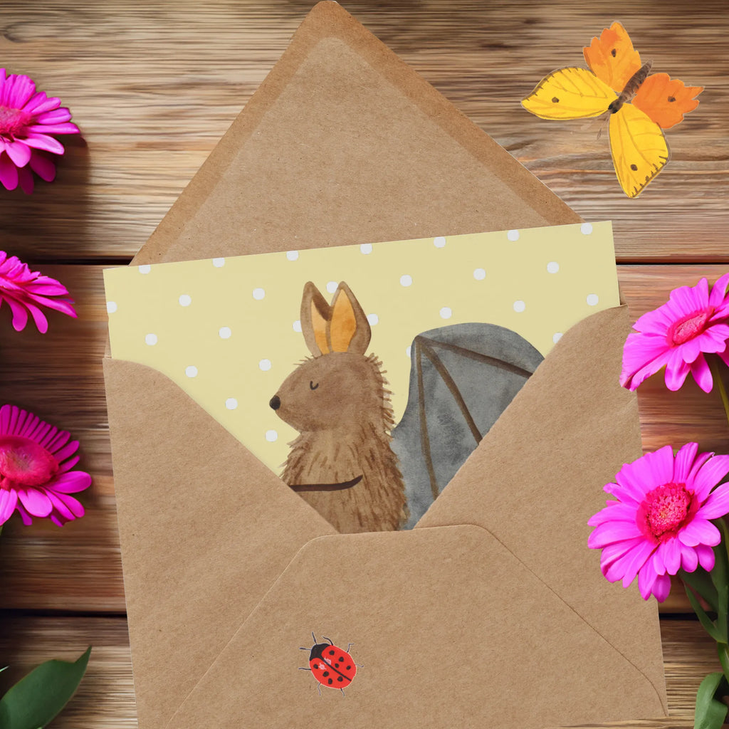 Personalisierte Deluxe Karte Fledermaus Sitzen Personalisierte Grußkarte, Grußkarte selbst gestalten, Grußkarten personalisiert, Personalisiertere Klappkarte, Personalisierte Glückwunschkarte, Personalisierte Geburtstagskarte, Grußkarte mit persönlichen Nachrichten, Personalisierte Karte, Grußkarte mit Namen, Grußkarte als Geldgeschenk, Personalisierte Einladungskarte, Grußkarte selber drucken, Personalisierte Hochzeitskarte, Tiermotive, Gute Laune, lustige Sprüche, Tiere, Motivation, Fledermaus, entspannen, Fledermäuse