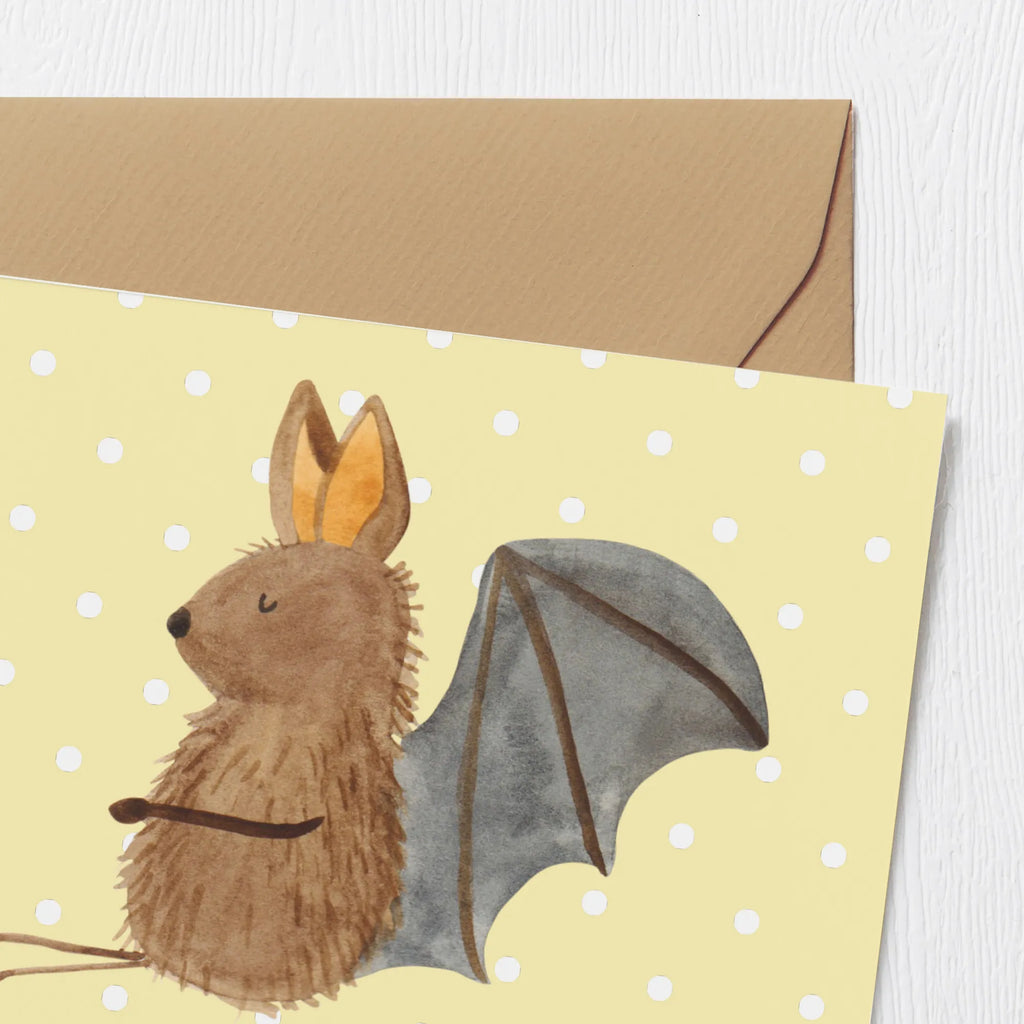 Personalisierte Deluxe Karte Fledermaus Sitzen Personalisierte Grußkarte, Grußkarte selbst gestalten, Grußkarten personalisiert, Personalisiertere Klappkarte, Personalisierte Glückwunschkarte, Personalisierte Geburtstagskarte, Grußkarte mit persönlichen Nachrichten, Personalisierte Karte, Grußkarte mit Namen, Grußkarte als Geldgeschenk, Personalisierte Einladungskarte, Grußkarte selber drucken, Personalisierte Hochzeitskarte, Tiermotive, Gute Laune, lustige Sprüche, Tiere, Motivation, Fledermaus, entspannen, Fledermäuse