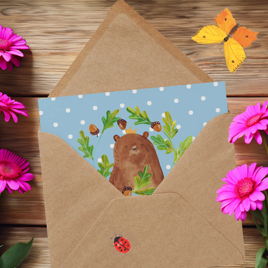 Personalized Deluxe Card bear king Grußkarte mit Persönlichen Nachrichten, Personalisierte Einladungskarte, Grußkarte als Geldgeschenk, Personalisierte Geburtstagskarte, Personalisierte Karte, Grußkarte Selbst Gestalten, Personalisierte Grußkarte, Grußkarten Personalisiert, Personalisierte Hochzeitskarte, Grußkarte mit Namen, Grußkarte Selber Drucken, Personalisiertere Klappkarte, Personalisierte Glückwunschkarte, Teddy, Bär, Teddybär, Bester Vater, Papi, Dad, Papa, Vatertag, Bester Papa, Vater, Daddy, Weltbester Papa, Papa Bär