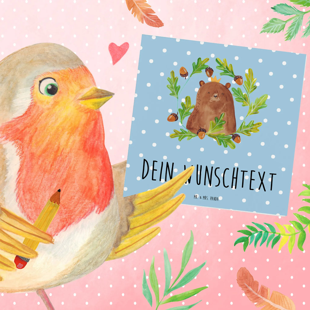 Personalized Deluxe Card bear king Grußkarte mit Persönlichen Nachrichten, Personalisierte Einladungskarte, Grußkarte als Geldgeschenk, Personalisierte Geburtstagskarte, Personalisierte Karte, Grußkarte Selbst Gestalten, Personalisierte Grußkarte, Grußkarten Personalisiert, Personalisierte Hochzeitskarte, Grußkarte mit Namen, Grußkarte Selber Drucken, Personalisiertere Klappkarte, Personalisierte Glückwunschkarte, Teddy, Bär, Teddybär, Bester Vater, Papi, Dad, Papa, Vatertag, Bester Papa, Vater, Daddy, Weltbester Papa, Papa Bär