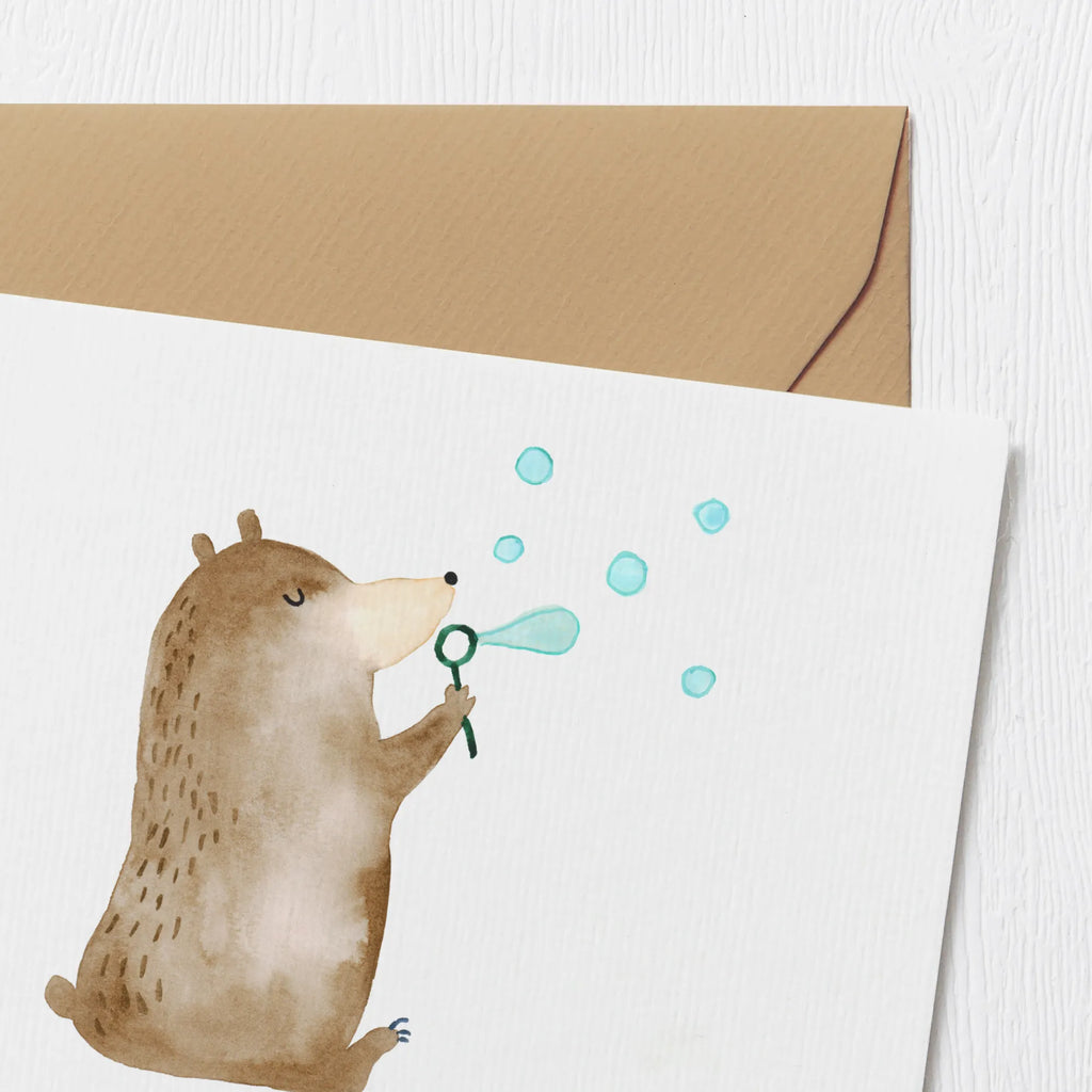 Personalized Deluxe Card bear soap bubbles Grußkarte Selbst Gestalten, Grußkarte Selber Drucken, Personalisierte Einladungskarte, Personalisiertere Klappkarte, Personalisierte Grußkarte, Grußkarten Personalisiert, Personalisierte Geburtstagskarte, Personalisierte Karte, Grußkarte mit Persönlichen Nachrichten, Grußkarte als Geldgeschenk, Personalisierte Glückwunschkarte, Personalisierte Hochzeitskarte, Grußkarte mit Namen, Teddy, Bär, Teddybär, Seifenblasen Bär Lustig Sein Glücklich Traurig Happy