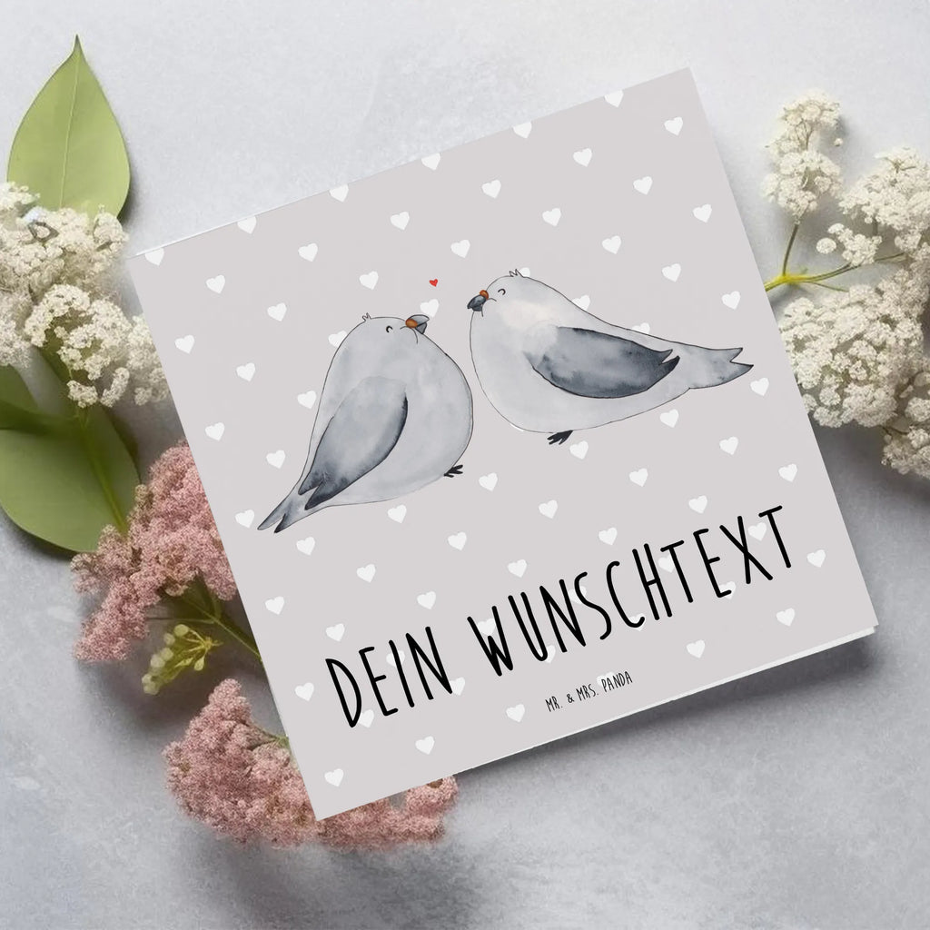 Personalized Deluxe Card Turtledoves in love Personalisiertere Klappkarte, Grußkarte Selber Drucken, Grußkarten Personalisiert, Personalisierte Grußkarte, Grußkarte Selbst Gestalten, Personalisierte Hochzeitskarte, Personalisierte Karte, Personalisierte Glückwunschkarte, Personalisierte Einladungskarte, Grußkarte als Geldgeschenk, Grußkarte mit Persönlichen Nachrichten, Personalisierte Geburtstagskarte, Grußkarte mit Namen, Freundin, Freund, Liebe, Liebesgeschenk, Jahrestag, Verlobung, Partner, Ehemann, Ehefrau, Heiraten, Heiratsantrag, Hocheitstag, Geschenk Freundin, Tauben, Turteltauben, Liebesbeweis, Verheiratet, Turteltäubchen, Hochzeitstag, Verlobt, Geschenk Hochzeit, Verliebt, Geschenk Freund