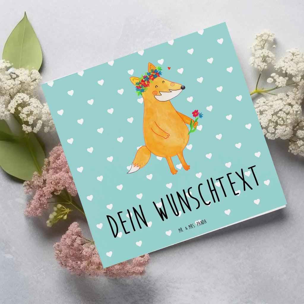 Personalized Deluxe Card Fox Flower Personalisierte Geburtstagskarte, Grußkarte Selber Drucken, Personalisierte Einladungskarte, Grußkarte Selbst Gestalten, Personalisierte Hochzeitskarte, Personalisierte Grußkarte, Grußkarte mit Persönlichen Nachrichten, Personalisiertere Klappkarte, Personalisierte Karte, Grußkarten Personalisiert, Grußkarte mit Namen, Grußkarte als Geldgeschenk, Personalisierte Glückwunschkarte, Fuchs, Freude, Fox, Liebesbeweis, Selbstliebe, Blumen, Liebe, Fuchsmädchen, Motivation, Ich, Mich, Freundinnen, Blumenmädchen, Blume, Füchse, Freundin