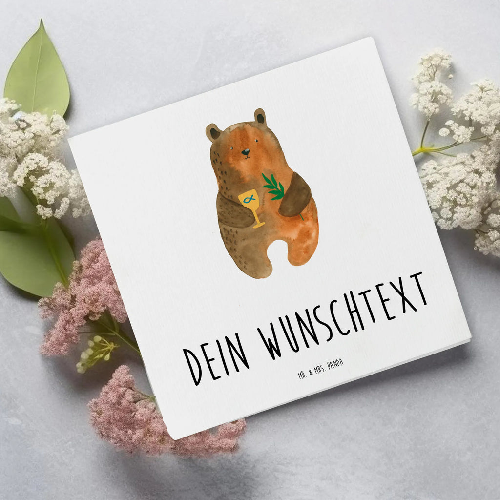 Personalized Deluxe Card bear confirmation Personalisierte Glückwunschkarte, Grußkarte mit Persönlichen Nachrichten, Grußkarte als Geldgeschenk, Personalisierte Geburtstagskarte, Personalisierte Grußkarte, Personalisierte Karte, Grußkarten Personalisiert, Grußkarte Selbst Gestalten, Grußkarte Selber Drucken, Personalisierte Einladungskarte, Personalisierte Hochzeitskarte, Personalisiertere Klappkarte, Grußkarte mit Namen, Teddy, Bär, Teddybär, Evangelisch, Kirche, Konfirmation, Gottesdienst