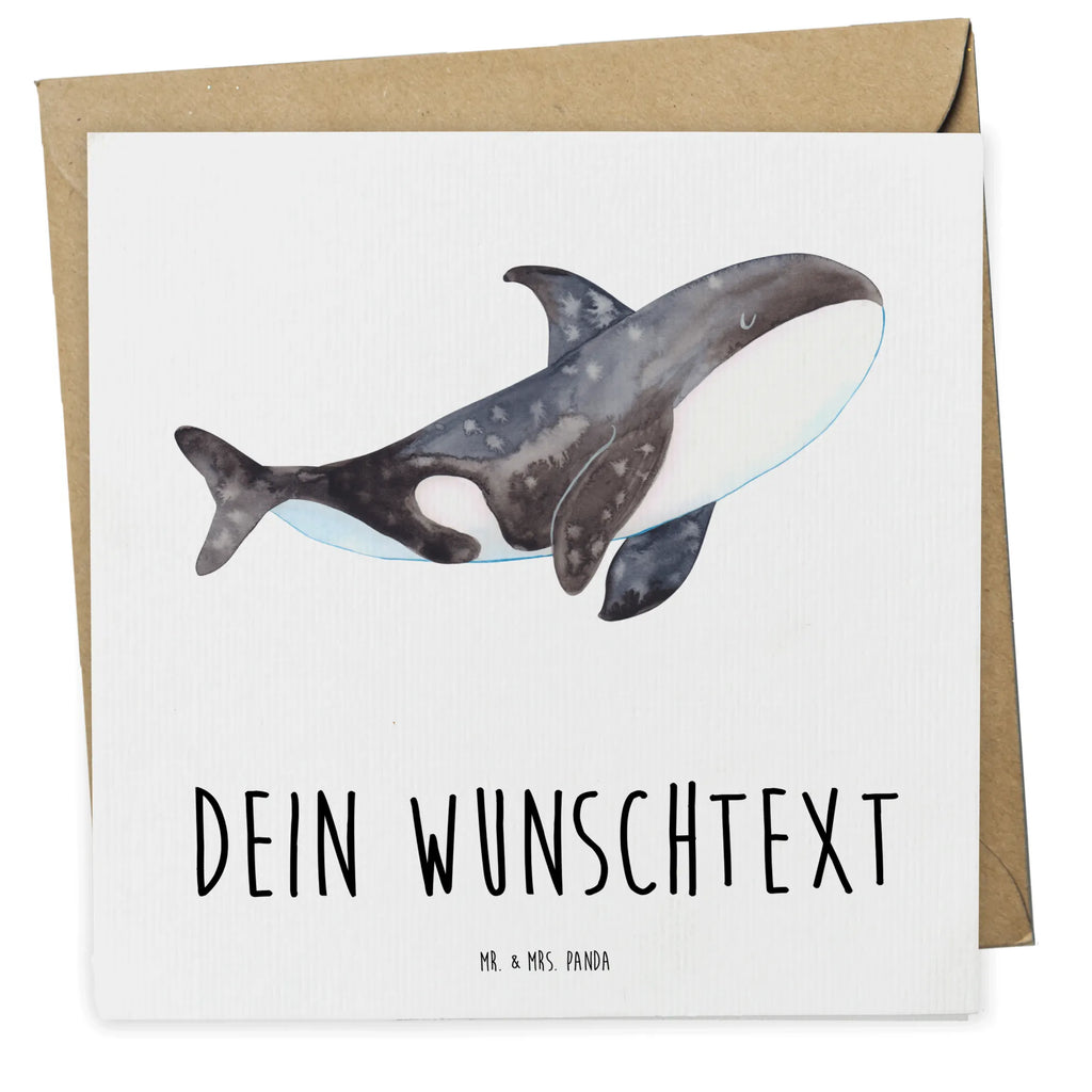 Personalized Deluxe Card Orca Personalisiertere Klappkarte, Grußkarte mit Namen, Grußkarten personalisiert, Grußkarte selbst gestalten, Personalisierte Karte, Grußkarte mit persönlichen Nachrichten, Personalisierte Grußkarte, Grußkarte als Geldgeschenk, Personalisierte Geburtstagskarte, Personalisierte Einladungskarte, Personalisierte Glückwunschkarte, Personalisierte Hochzeitskarte, Grußkarte selber drucken, Meerestiere, Meer, Urlaub, Arbeit, Selbstliebe, Orcas, Startup, Orca, Motivation, Möglichkeiten, Killerwal, Neustart, Wal, Büro