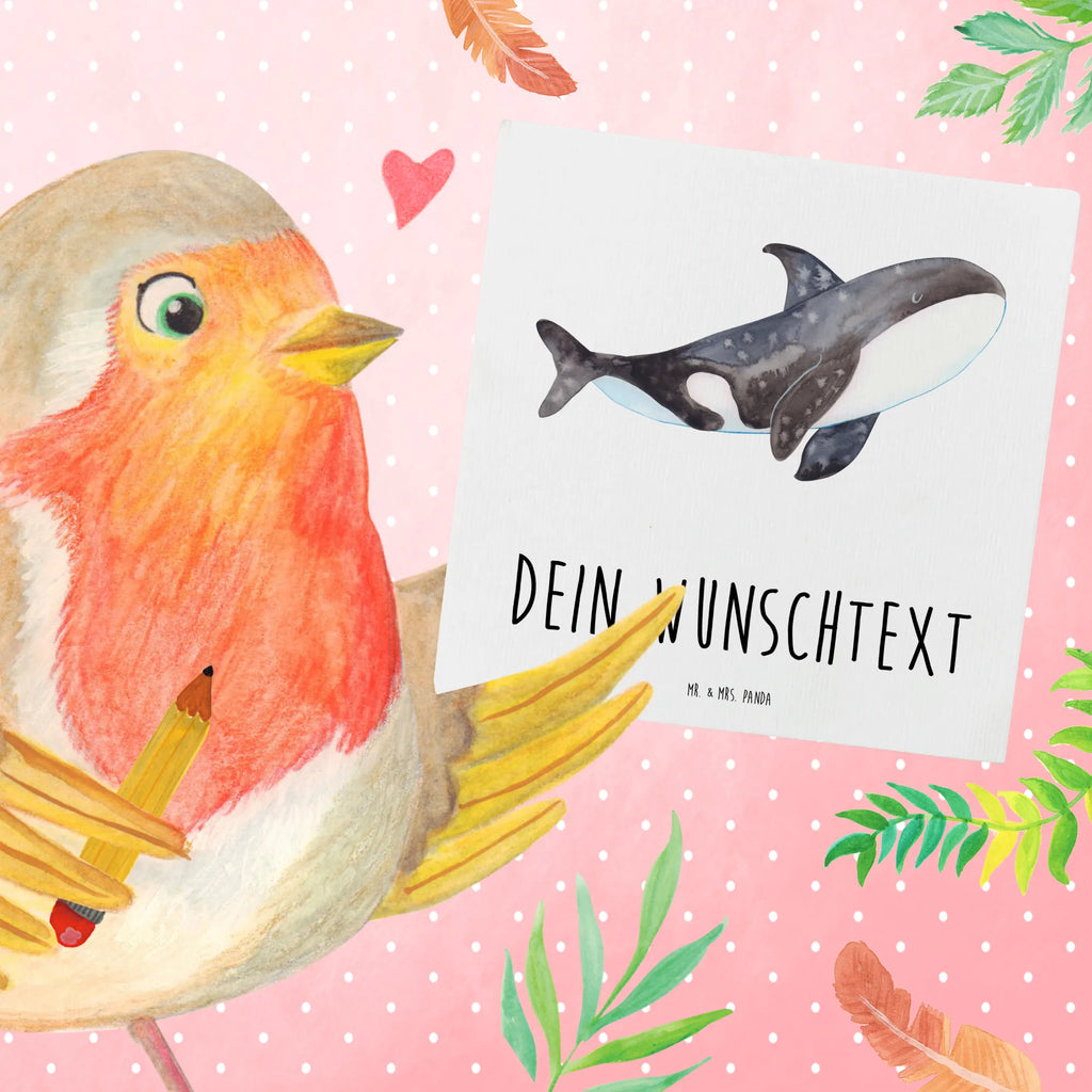 Personalized Deluxe Card Orca Personalisiertere Klappkarte, Grußkarte mit Namen, Grußkarten personalisiert, Grußkarte selbst gestalten, Personalisierte Karte, Grußkarte mit persönlichen Nachrichten, Personalisierte Grußkarte, Grußkarte als Geldgeschenk, Personalisierte Geburtstagskarte, Personalisierte Einladungskarte, Personalisierte Glückwunschkarte, Personalisierte Hochzeitskarte, Grußkarte selber drucken, Meerestiere, Meer, Urlaub, Arbeit, Selbstliebe, Orcas, Startup, Orca, Motivation, Möglichkeiten, Killerwal, Neustart, Wal, Büro