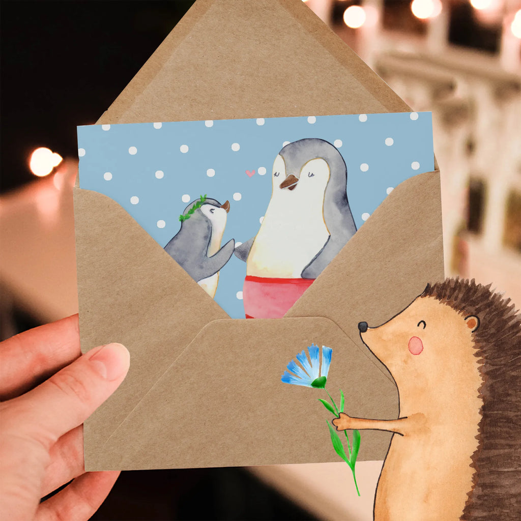 Personalized Deluxe Card Penguin with child Personalisierte Geburtstagskarte, Personalisierte Hochzeitskarte, Grußkarte mit Namen, Personalisierte Grußkarte, Personalisierte Einladungskarte, Grußkarte Selber Drucken, Personalisierte Glückwunschkarte, Grußkarten Personalisiert, Personalisiertere Klappkarte, Grußkarte als Geldgeschenk, Personalisierte Karte, Grußkarte Selbst Gestalten, Grußkarte mit Persönlichen Nachrichten, Muttertag, Bruder, Oma, Schwester, Mama, Familie, Vatertag, Opa, Papa, Mami, Geschenk, Mutti, Mutter, Geburststag