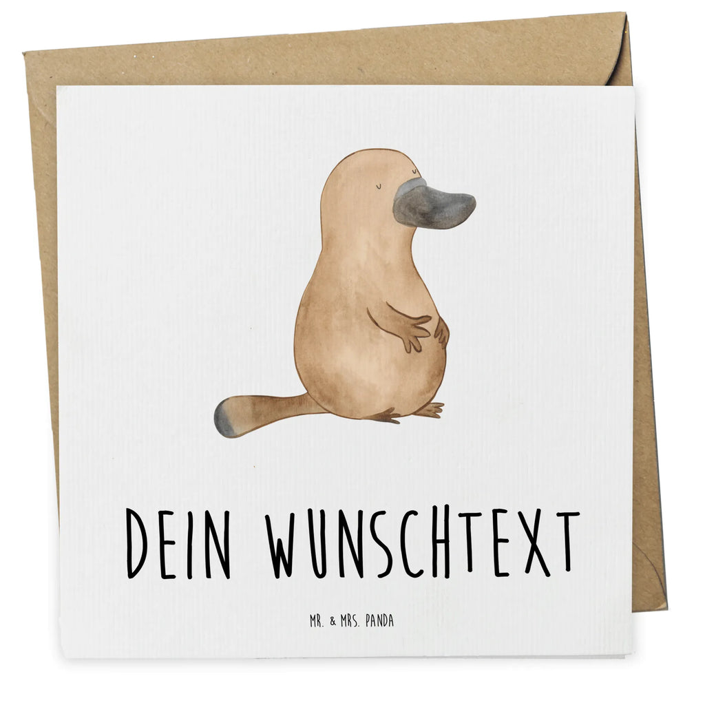 Personalized Deluxe Card platypus courage Personalisierte Hochzeitskarte, Personalisierte Geburtstagskarte, Grußkarten personalisiert, Personalisiertere Klappkarte, Grußkarte mit Namen, Grußkarte als Geldgeschenk, Personalisierte Karte, Personalisierte Einladungskarte, Grußkarte mit persönlichen Nachrichten, Personalisierte Grußkarte, Grußkarte selber drucken, Grußkarte selbst gestalten, Personalisierte Glückwunschkarte, Meerestiere, Meer, Urlaub, Schnabeltiere, Motivation, Weltreise, Mut, Training, Neustart, Raodtrip, mutig, Neuanfang, Schnabeltier, Büro, Arbeit, Lebensweisheit
