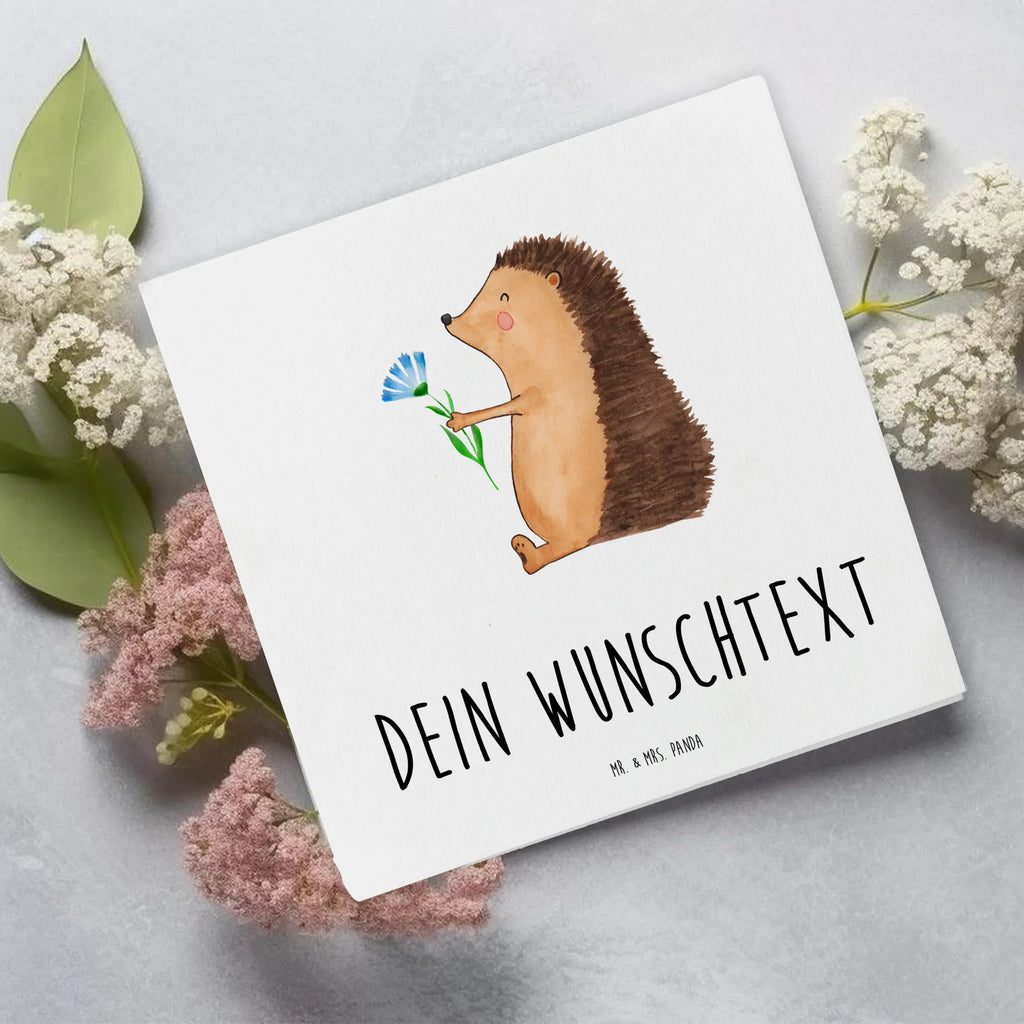 Personalized Deluxe Card Hedgehog Flower Grußkarte mit Namen, Grußkarte mit persönlichen Nachrichten, Grußkarte selbst gestalten, Personalisierte Karte, Personalisiertere Klappkarte, Personalisierte Einladungskarte, Grußkarten personalisiert, Personalisierte Hochzeitskarte, Personalisierte Glückwunschkarte, Personalisierte Grußkarte, Personalisierte Geburtstagskarte, Grußkarte als Geldgeschenk, Grußkarte selber drucken, Tiermotive, Gute Laune, lustige Sprüche, Tiere, Krankheit, Besuch, Gute Besserung, Igel, Genesungswünsche, krank, Krankenhaus
