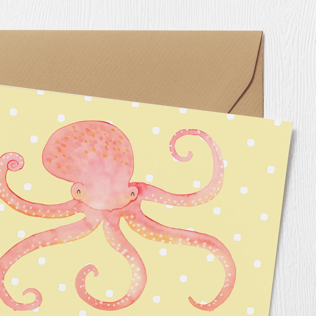 Personalizowana luksusowa karta Ośmiornica Grußkarten personalisiert, Personalisiertere Klappkarte, Grußkarte mit Namen, Personalisierte Grußkarte, Personalisierte Glückwunschkarte, Grußkarte selber drucken, Grußkarte als Geldgeschenk, Personalisierte Karte, Personalisierte Einladungskarte, Personalisierte Hochzeitskarte, Grußkarte mit persönlichen Nachrichten, Personalisierte Geburtstagskarte, Grußkarte selbst gestalten, Tiermotive, Gute Laune, lustige Sprüche, Tiere, Tintenfisch, Wasser, Meer, Meerestier, Ozean, Krake, Arme