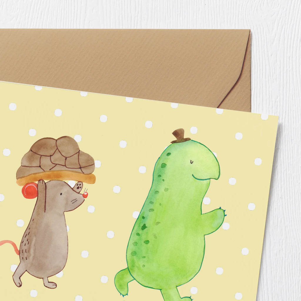 Personalized Deluxe Card tortoise Mouse Grußkarte als Geldgeschenk, Personalisierte Geburtstagskarte, Personalisiertere Klappkarte, Personalisierte Glückwunschkarte, Personalisierte Karte, Personalisierte Einladungskarte, Grußkarte selbst gestalten, Personalisierte Grußkarte, Grußkarte selber drucken, Grußkarte mit Namen, Grußkarte mit persönlichen Nachrichten, Personalisierte Hochzeitskarte, Grußkarten personalisiert, Schildkröte, Freunde, beste Freunde, Freundinnen, Maus, beste Freundinnen