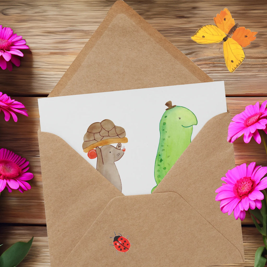 Personalized Deluxe Card tortoise Mouse Grußkarte als Geldgeschenk, Personalisierte Geburtstagskarte, Personalisiertere Klappkarte, Personalisierte Glückwunschkarte, Personalisierte Karte, Personalisierte Einladungskarte, Grußkarte selbst gestalten, Personalisierte Grußkarte, Grußkarte selber drucken, Grußkarte mit Namen, Grußkarte mit persönlichen Nachrichten, Personalisierte Hochzeitskarte, Grußkarten personalisiert, Schildkröte, Freunde, beste Freunde, Freundinnen, Maus, beste Freundinnen