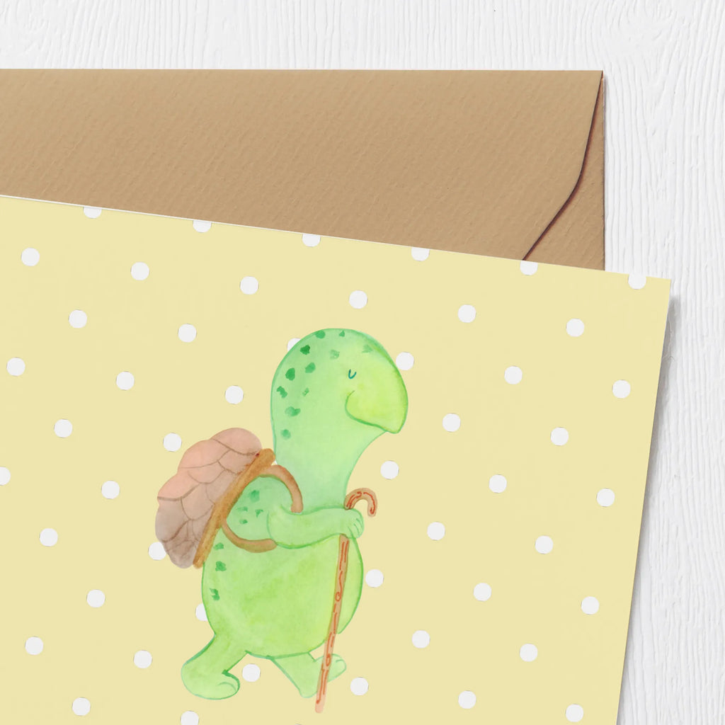 Personalized Deluxe Card tortoise walker Personalisiertere Klappkarte, Personalisierte Hochzeitskarte, Personalisierte Geburtstagskarte, Grußkarte als Geldgeschenk, Grußkarte mit persönlichen Nachrichten, Personalisierte Glückwunschkarte, Grußkarte selber drucken, Grußkarte selbst gestalten, Grußkarte mit Namen, Personalisierte Grußkarte, Personalisierte Einladungskarte, Personalisierte Karte, Grußkarten personalisiert, Schildkröte, Motivation, Motivationsspruch, Schildkröten, Motivationssprüche, Neuanfang