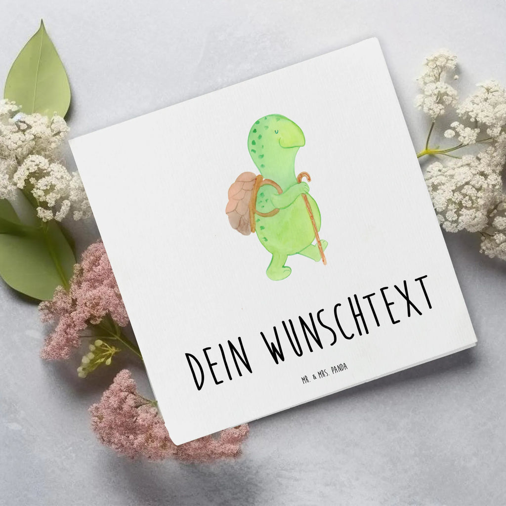Personalized Deluxe Card tortoise walker Personalisiertere Klappkarte, Personalisierte Hochzeitskarte, Personalisierte Geburtstagskarte, Grußkarte als Geldgeschenk, Grußkarte mit persönlichen Nachrichten, Personalisierte Glückwunschkarte, Grußkarte selber drucken, Grußkarte selbst gestalten, Grußkarte mit Namen, Personalisierte Grußkarte, Personalisierte Einladungskarte, Personalisierte Karte, Grußkarten personalisiert, Schildkröte, Motivation, Motivationsspruch, Schildkröten, Motivationssprüche, Neuanfang