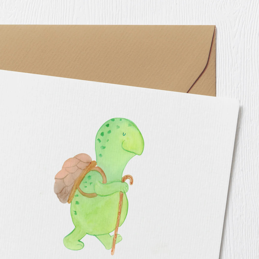Personalized Deluxe Card tortoise walker Personalisiertere Klappkarte, Personalisierte Hochzeitskarte, Personalisierte Geburtstagskarte, Grußkarte als Geldgeschenk, Grußkarte mit persönlichen Nachrichten, Personalisierte Glückwunschkarte, Grußkarte selber drucken, Grußkarte selbst gestalten, Grußkarte mit Namen, Personalisierte Grußkarte, Personalisierte Einladungskarte, Personalisierte Karte, Grußkarten personalisiert, Schildkröte, Motivation, Motivationsspruch, Schildkröten, Motivationssprüche, Neuanfang