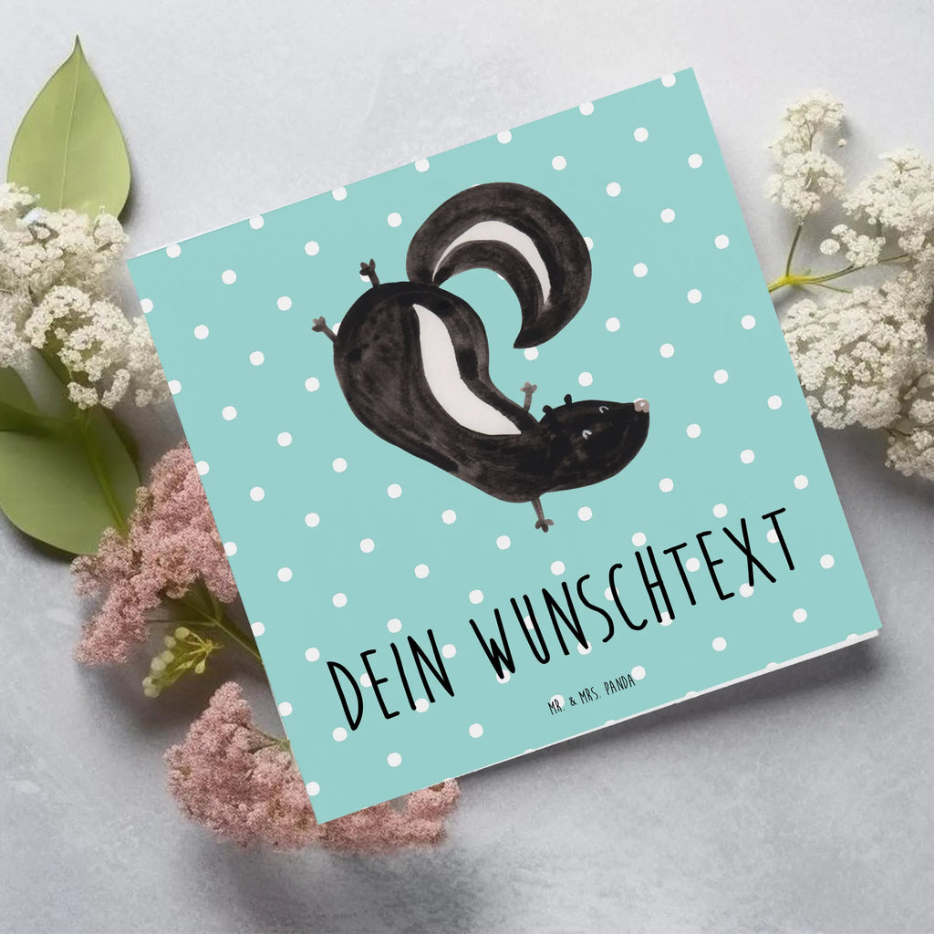 Personalisierte Deluxe Karte Stinktier Handstand Personalisierte Grußkarte, Personalisierte Einladungskarte, Grußkarte selbst gestalten, Grußkarte als Geldgeschenk, Personalisiertere Klappkarte, Personalisierte Glückwunschkarte, Grußkarten personalisiert, Grußkarte mit persönlichen Nachrichten, Personalisierte Geburtstagskarte, Personalisierte Hochzeitskarte, Grußkarte selber drucken, Grußkarte mit Namen, Personalisierte Karte, Stinktier, Skunk, Kind, verpielt, Wildtier, Spielplatz, Raubtier, Stinki, Stinker