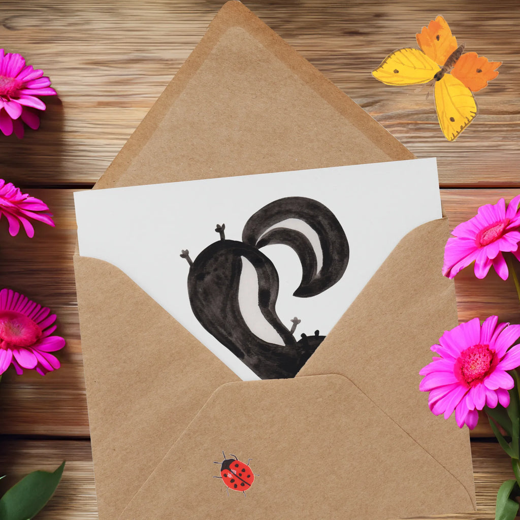 Personalisierte Deluxe Karte Stinktier Handstand Personalisierte Grußkarte, Personalisierte Einladungskarte, Grußkarte selbst gestalten, Grußkarte als Geldgeschenk, Personalisiertere Klappkarte, Personalisierte Glückwunschkarte, Grußkarten personalisiert, Grußkarte mit persönlichen Nachrichten, Personalisierte Geburtstagskarte, Personalisierte Hochzeitskarte, Grußkarte selber drucken, Grußkarte mit Namen, Personalisierte Karte, Stinktier, Skunk, Kind, verpielt, Wildtier, Spielplatz, Raubtier, Stinki, Stinker