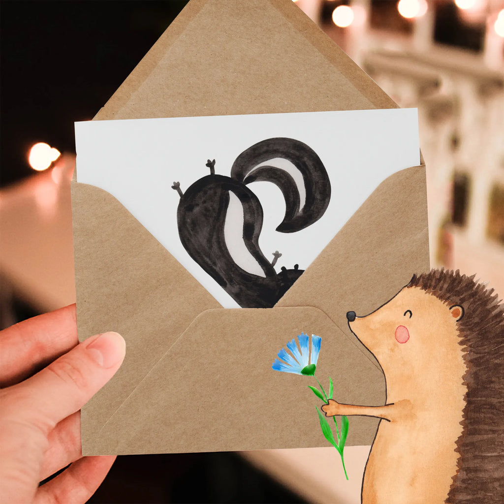 Personalisierte Deluxe Karte Stinktier Handstand Personalisierte Grußkarte, Personalisierte Einladungskarte, Grußkarte selbst gestalten, Grußkarte als Geldgeschenk, Personalisiertere Klappkarte, Personalisierte Glückwunschkarte, Grußkarten personalisiert, Grußkarte mit persönlichen Nachrichten, Personalisierte Geburtstagskarte, Personalisierte Hochzeitskarte, Grußkarte selber drucken, Grußkarte mit Namen, Personalisierte Karte, Stinktier, Skunk, Kind, verpielt, Wildtier, Spielplatz, Raubtier, Stinki, Stinker