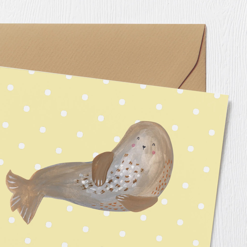 Personalized Deluxe Card seal Laugh Grußkarte selber drucken, Personalisierte Einladungskarte, Personalisiertere Klappkarte, Personalisierte Geburtstagskarte, Grußkarte mit Namen, Grußkarten personalisiert, Grußkarte als Geldgeschenk, Personalisierte Karte, Grußkarte mit persönlichen Nachrichten, Personalisierte Glückwunschkarte, Personalisierte Hochzeitskarte, Grußkarte selbst gestalten, Personalisierte Grußkarte, Tiermotive, Gute Laune, lustige Sprüche, Tiere, Ostsee, Nordsee, Strand, Robben, Seehund, Meerestier, Robbe