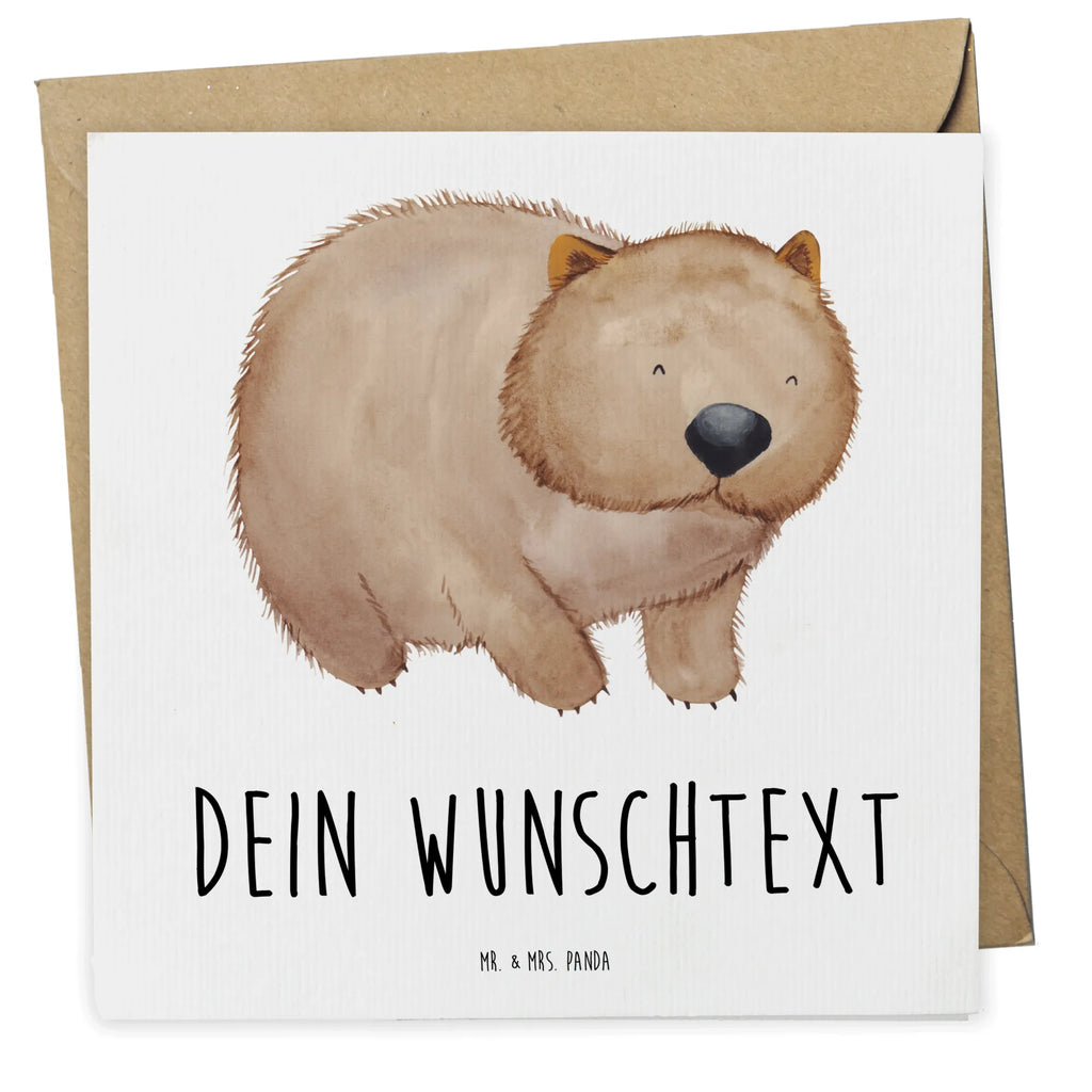 Personalized Deluxe Card Wombat Personalisierte Karte, Grußkarte als Geldgeschenk, Personalisierte Geburtstagskarte, Personalisierte Einladungskarte, Personalisierte Grußkarte, Grußkarte selbst gestalten, Personalisierte Hochzeitskarte, Grußkarte mit Namen, Grußkarten personalisiert, Grußkarte selber drucken, Grußkarte mit persönlichen Nachrichten, Personalisierte Glückwunschkarte, Personalisiertere Klappkarte, Tiermotive, Gute Laune, lustige Sprüche, Tiere, Australien, Motivation, Spruch, Das Leben ist schön, Wombat
