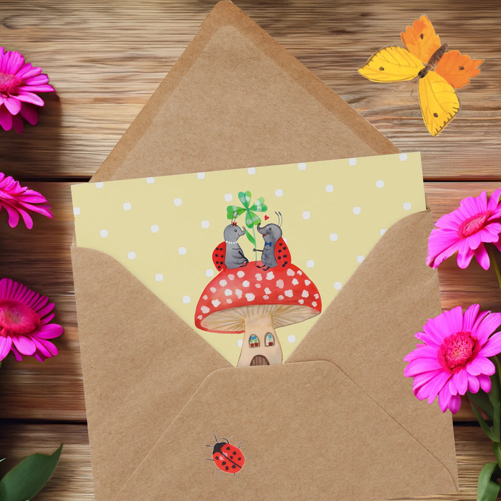 Personalized Deluxe Card ladybug toadstool Personalisierte Hochzeitskarte, Grußkarte selbst gestalten, Grußkarte mit persönlichen Nachrichten, Personalisierte Grußkarte, Grußkarten personalisiert, Personalisierte Glückwunschkarte, Grußkarte als Geldgeschenk, Personalisierte Karte, Personalisiertere Klappkarte, Grußkarte mit Namen, Grußkarte selber drucken, Personalisierte Geburtstagskarte, Personalisierte Einladungskarte, Tiermotive, Gute Laune, lustige Sprüche, Tiere, Fliegenpilz, Haus, Fleigenpilzhaus, Marienkäfer, zuhause, Wohnung
