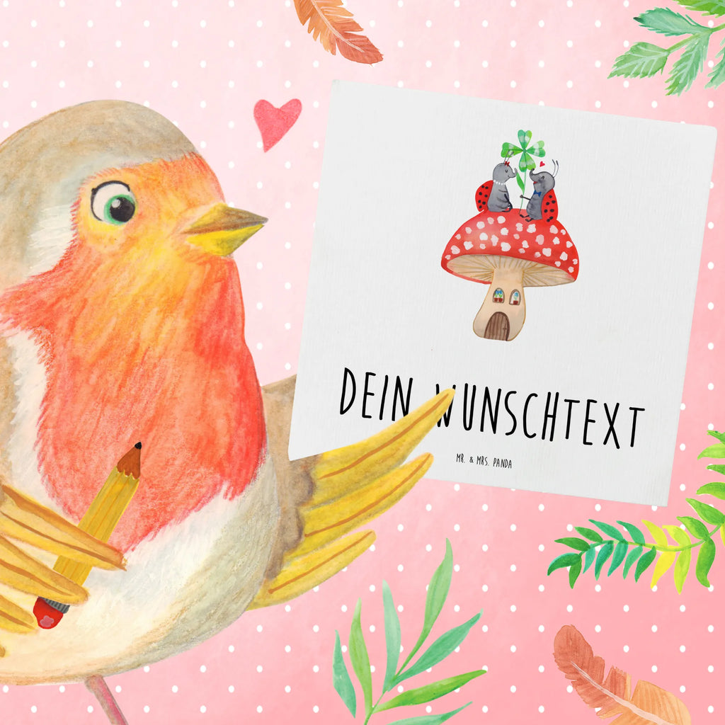 Personalized Deluxe Card ladybug toadstool Personalisierte Hochzeitskarte, Grußkarte selbst gestalten, Grußkarte mit persönlichen Nachrichten, Personalisierte Grußkarte, Grußkarten personalisiert, Personalisierte Glückwunschkarte, Grußkarte als Geldgeschenk, Personalisierte Karte, Personalisiertere Klappkarte, Grußkarte mit Namen, Grußkarte selber drucken, Personalisierte Geburtstagskarte, Personalisierte Einladungskarte, Tiermotive, Gute Laune, lustige Sprüche, Tiere, Fliegenpilz, Haus, Fleigenpilzhaus, Marienkäfer, zuhause, Wohnung