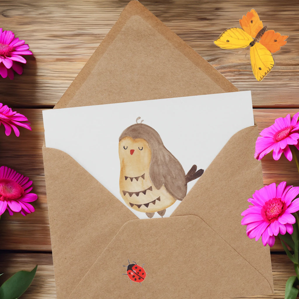 Personalized Deluxe Card Owl Satisfied Grußkarten personalisiert, Personalisierte Geburtstagskarte, Grußkarte selber drucken, Personalisierte Hochzeitskarte, Personalisierte Einladungskarte, Grußkarte mit Namen, Personalisierte Karte, Personalisierte Glückwunschkarte, Grußkarte mit persönlichen Nachrichten, Grußkarte selbst gestalten, Personalisiertere Klappkarte, Grußkarte als Geldgeschenk, Personalisierte Grußkarte, Eule, Owl, Wortspiel lustig, Eule deko, Liebe Spruch, Romantisch, Geschenk Hochzeitstag, Spruch schön, Eule Spruch