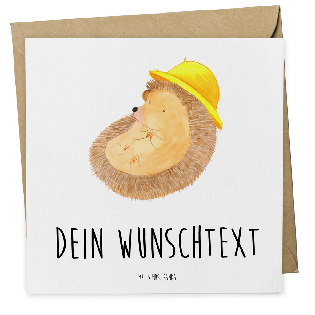 Personalized Deluxe Card Hedgehog Pray Personalisierte Karte, Personalisierte Hochzeitskarte, Grußkarte mit Namen, Grußkarte als Geldgeschenk, Grußkarte mit persönlichen Nachrichten, Personalisierte Grußkarte, Grußkarten personalisiert, Grußkarte selbst gestalten, Personalisierte Geburtstagskarte, Personalisiertere Klappkarte, Personalisierte Glückwunschkarte, Grußkarte selber drucken, Personalisierte Einladungskarte, Tiermotive, Gute Laune, lustige Sprüche, Tiere, Dankbar sein, genießen, dankbar, Dankbarkeit, beten, Gott, Amen, Igel, Sonnenhut, Leben, Igel mit Hut