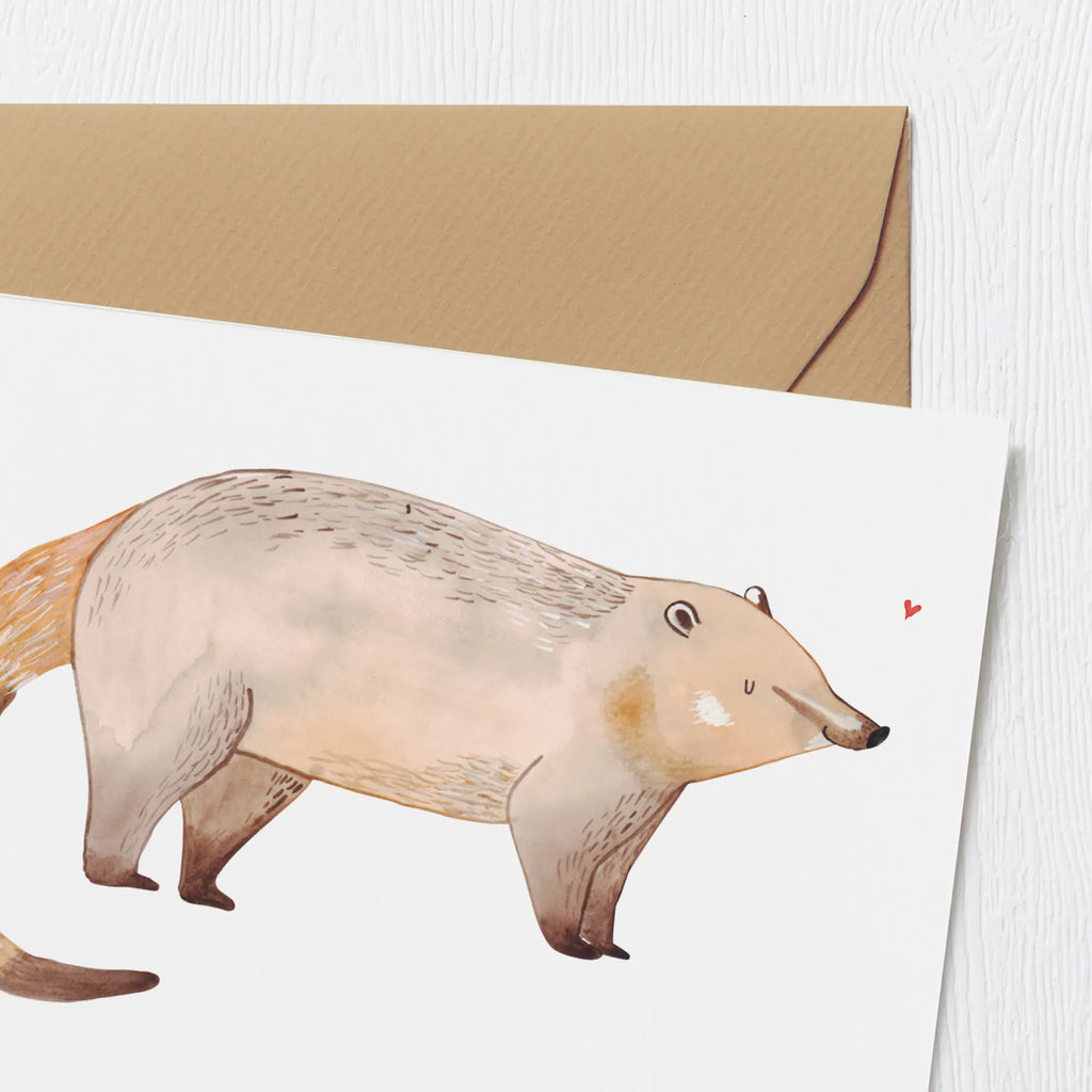 Personalisierte Deluxe Karte Nasenbär Personalisierte Geburtstagskarte, Personalisierte Karte, Grußkarte selber drucken, Grußkarten personalisiert, Grußkarte mit persönlichen Nachrichten, Personalisierte Grußkarte, Grußkarte selbst gestalten, Grußkarte als Geldgeschenk, Personalisiertere Klappkarte, Personalisierte Einladungskarte, Personalisierte Glückwunschkarte, Grußkarte mit Namen, Personalisierte Hochzeitskarte, Tiermotive, Gute Laune, lustige Sprüche, Tiere, Bär, Nasenbär, Rüsselbär, Nasenbären