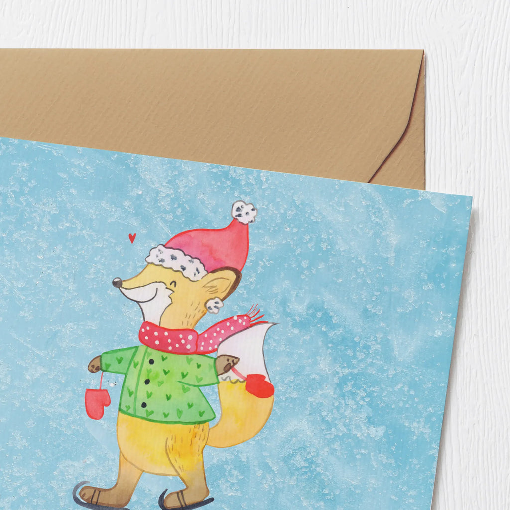 Personalisierte Deluxe Karte Fuchs  Schlittschuhe Grußkarte mit Namen, Grußkarte selber drucken, Grußkarten personalisiert, Personalisierte Einladungskarte, Personalisierte Hochzeitskarte, Personalisierte Glückwunschkarte, Personalisierte Karte, Grußkarte selbst gestalten, Personalisierte Grußkarte, Personalisierte Geburtstagskarte, Grußkarte als Geldgeschenk, Grußkarte mit persönlichen Nachrichten, Personalisiertere Klappkarte, Winter, Weihnachten, Weihnachtsdeko, Nikolaus, Advent, Heiligabend, Wintermotiv, Weihnachtszeit, Weihnachtstage, Weihnachtsmann, Tannenbaum, Weihnachtsbaum