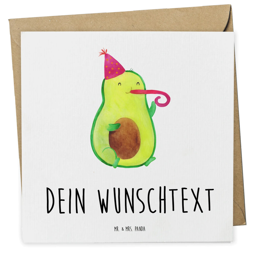 Personalized Deluxe Card avocado Celebration Grußkarte selber drucken, Grußkarte mit persönlichen Nachrichten, Personalisierte Grußkarte, Personalisierte Hochzeitskarte, Personalisierte Einladungskarte, Grußkarte mit Namen, Grußkarten personalisiert, Personalisiertere Klappkarte, Personalisierte Glückwunschkarte, Personalisierte Karte, Grußkarte selbst gestalten, Grußkarte als Geldgeschenk, Personalisierte Geburtstagskarte, Avocado, Veggie, Vegan, Gesund, Gute Laune, Fete, Party, Feierlichkeit, Geburtstag, Tröte, Feier