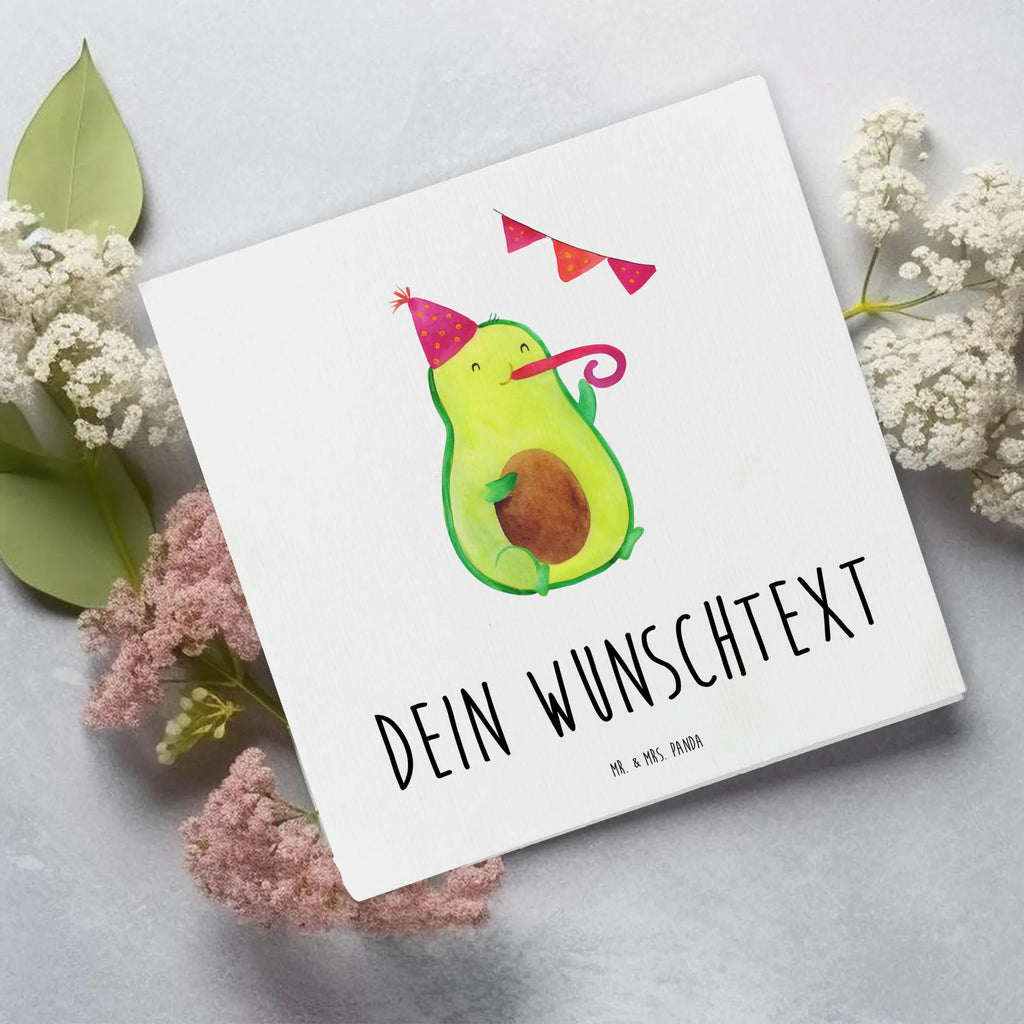 Personalized Deluxe Card avocado party time Personalisierte Grußkarte, Personalisierte Karte, Personalisierte Hochzeitskarte, Personalisiertere Klappkarte, Grußkarten personalisiert, Personalisierte Glückwunschkarte, Grußkarte selbst gestalten, Grußkarte selber drucken, Grußkarte als Geldgeschenk, Grußkarte mit persönlichen Nachrichten, Personalisierte Einladungskarte, Personalisierte Geburtstagskarte, Grußkarte mit Namen, Avocado, Veggie, Vegan, Gesund
