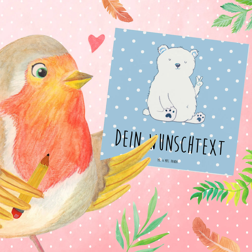 Personalisierte Deluxe Karte Eisbär Faul Grußkarte selber drucken, Grußkarte mit Namen, Personalisierte Geburtstagskarte, Grußkarte als Geldgeschenk, Grußkarte mit persönlichen Nachrichten, Personalisierte Glückwunschkarte, Personalisierte Karte, Personalisiertere Klappkarte, Personalisierte Grußkarte, Grußkarten personalisiert, Personalisierte Hochzeitskarte, Personalisierte Einladungskarte, Grußkarte selbst gestalten, Bär, Teddy, Teddybär, Relaxen, Entspannen, Büro, Bürojob, Arbeitsplatz, Eisbär, Homeoffice, Faul, Nordpol, Arbeit