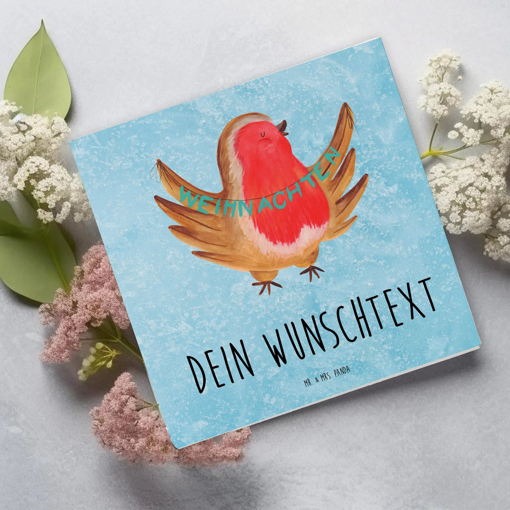 Personalized Deluxe Card robin Christmas Personalisierte Einladungskarte, Grußkarten personalisiert, Personalisierte Hochzeitskarte, Grußkarte selbst gestalten, Personalisiertere Klappkarte, Grußkarte selber drucken, Personalisierte Karte, Personalisierte Glückwunschkarte, Grußkarte als Geldgeschenk, Personalisierte Geburtstagskarte, Grußkarte mit Namen, Personalisierte Grußkarte, Grußkarte mit persönlichen Nachrichten, Winter, Weihnachten, Weihnachtsdeko, Nikolaus, Advent, Heiligabend, Wintermotiv, xmas, Weihnachtsmotiv, Weihnachtsgruß, Frohe Weihnachten, Vogel