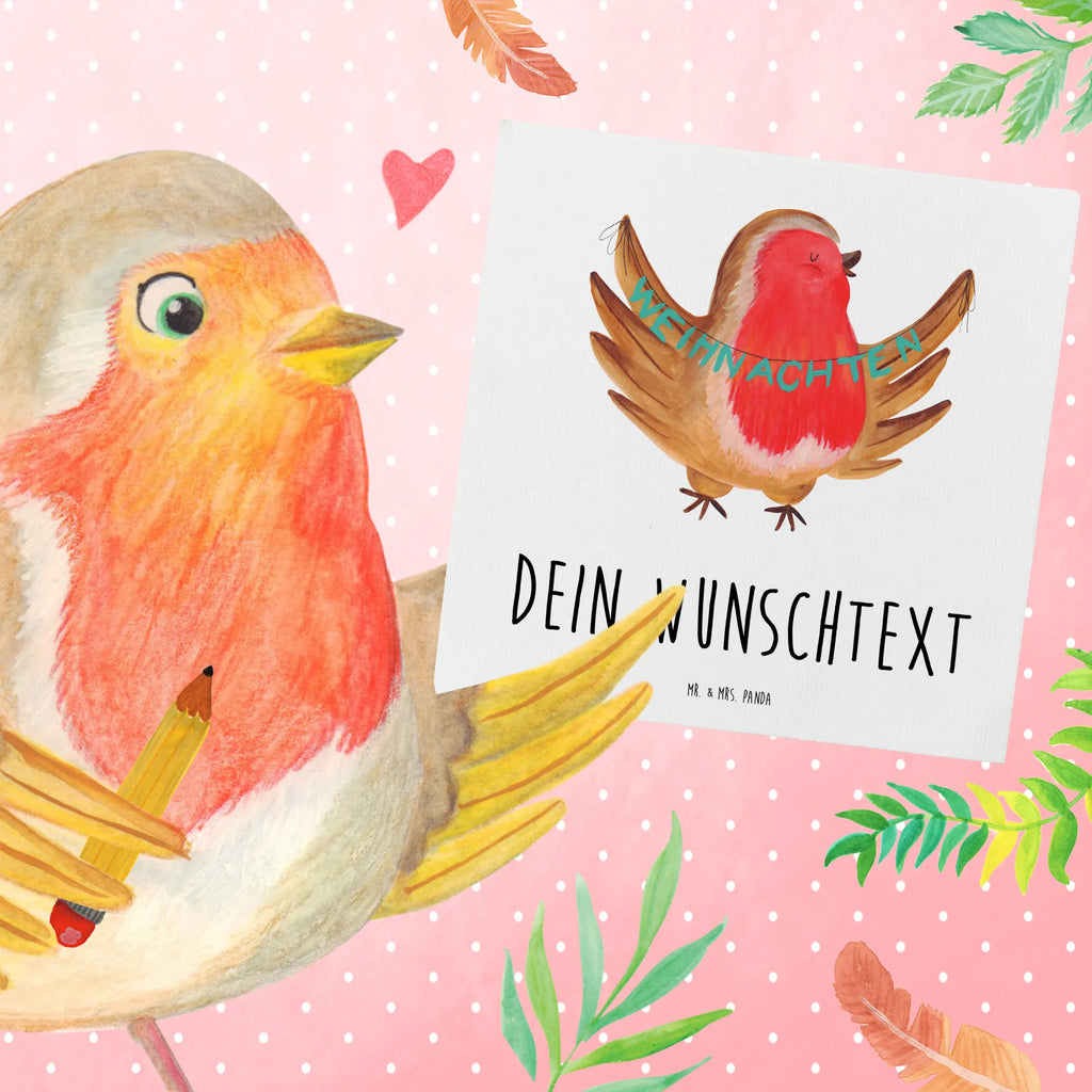 Personalized Deluxe Card robin Christmas Personalisierte Einladungskarte, Grußkarten personalisiert, Personalisierte Hochzeitskarte, Grußkarte selbst gestalten, Personalisiertere Klappkarte, Grußkarte selber drucken, Personalisierte Karte, Personalisierte Glückwunschkarte, Grußkarte als Geldgeschenk, Personalisierte Geburtstagskarte, Grußkarte mit Namen, Personalisierte Grußkarte, Grußkarte mit persönlichen Nachrichten, Winter, Weihnachten, Weihnachtsdeko, Nikolaus, Advent, Heiligabend, Wintermotiv, xmas, Weihnachtsmotiv, Weihnachtsgruß, Frohe Weihnachten, Vogel