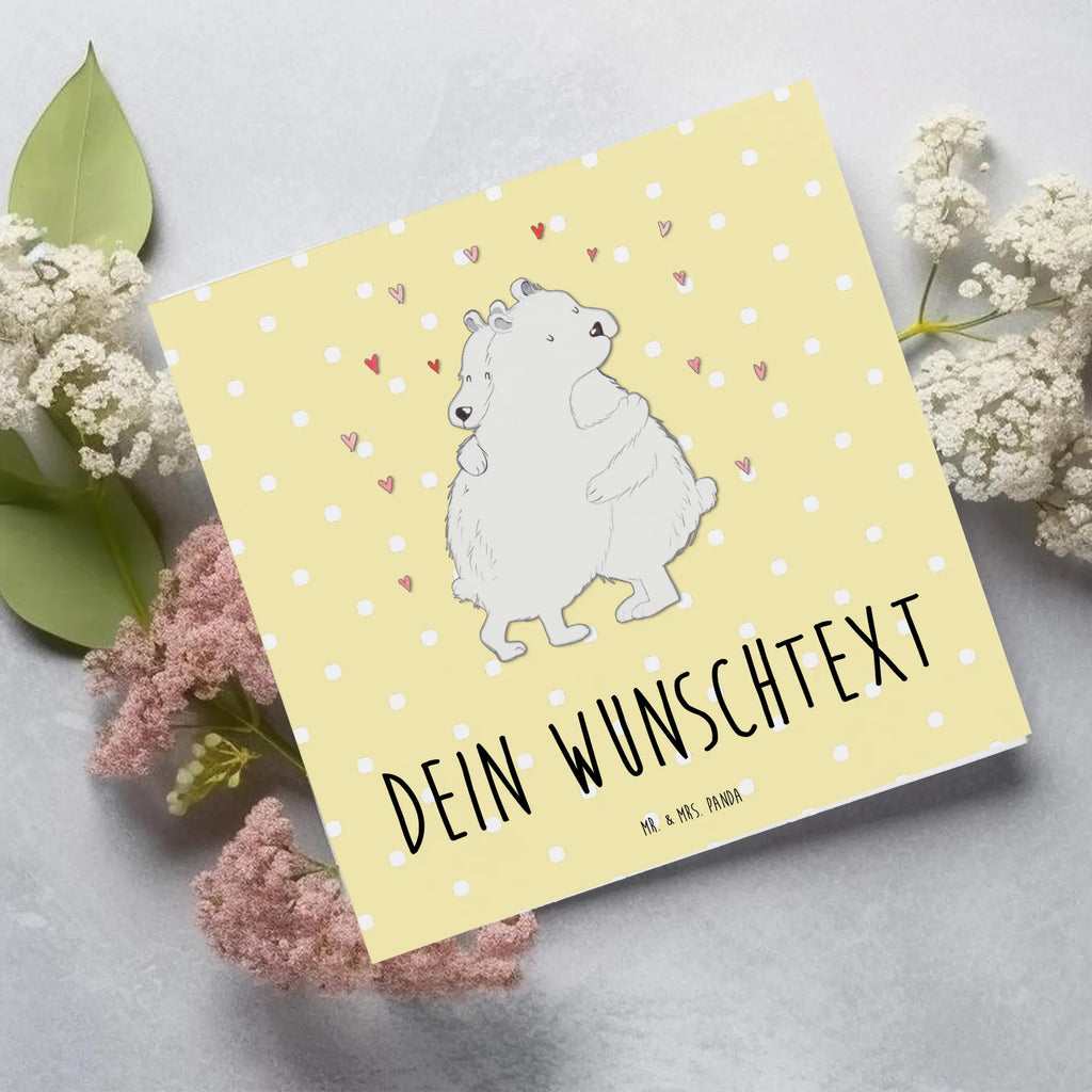 Personalized Deluxe Card Icebear Embrace Grußkarten personalisiert, Grußkarte mit Namen, Personalisierte Grußkarte, Personalisierte Geburtstagskarte, Grußkarte als Geldgeschenk, Grußkarte selber drucken, Grußkarte mit persönlichen Nachrichten, Grußkarte selbst gestalten, Personalisierte Glückwunschkarte, Personalisierte Einladungskarte, Personalisiertere Klappkarte, Personalisierte Hochzeitskarte, Personalisierte Karte, Tiermotive, Gute Laune, lustige Sprüche, Tiere