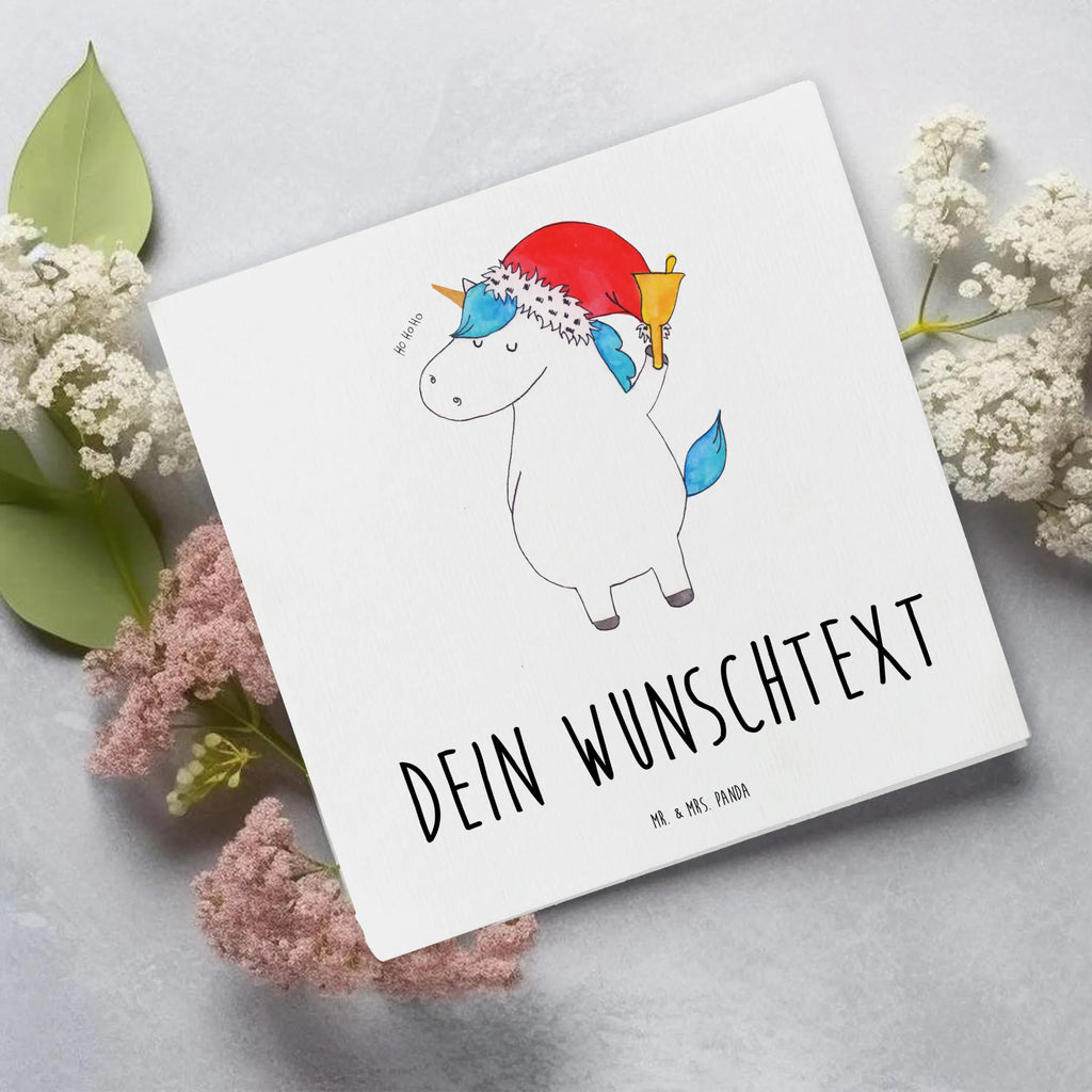 Personalized Deluxe Card unicorn Santa Claus Personalisierte Glückwunschkarte, Personalisierte Einladungskarte, Personalisierte Karte, Personalisierte Geburtstagskarte, Grußkarte mit Namen, Grußkarte selbst gestalten, Personalisierte Grußkarte, Grußkarten personalisiert, Personalisiertere Klappkarte, Personalisierte Hochzeitskarte, Grußkarte selber drucken, Grußkarte mit persönlichen Nachrichten, Grußkarte als Geldgeschenk, Einhorn, Einhörner, Einhorn Deko, Unicorn, Schoki, Feenstaub, Weihnachtsmann, Wunschliste, Gin, Schokolade, Weihnachten, Nikolaus, Wunschzettel