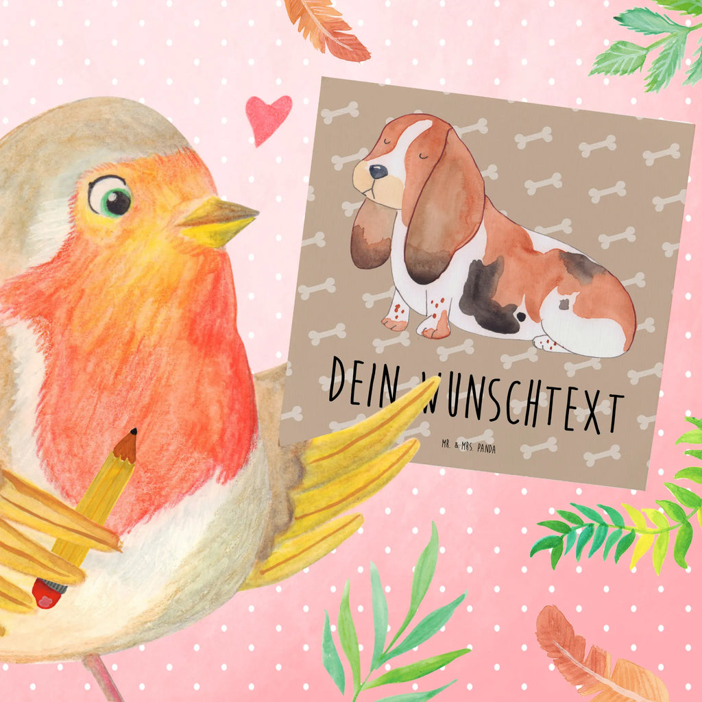 Personalized Deluxe Card Dog Basset Hound Personalisierte Glückwunschkarte, Grußkarte mit Namen, Personalisierte Einladungskarte, Grußkarte selber drucken, Personalisierte Grußkarte, Personalisiertere Klappkarte, Grußkarten personalisiert, Grußkarte als Geldgeschenk, Grußkarte selbst gestalten, Personalisierte Geburtstagskarte, Personalisierte Karte, Grußkarte mit persönlichen Nachrichten, Personalisierte Hochzeitskarte, Hund, Hundemotiv, Haustier, Hunderasse, Tierliebhaber, Hundebesitzer, Sprüche, Basset, Hundeliebe, kinderlos, Basset Hound