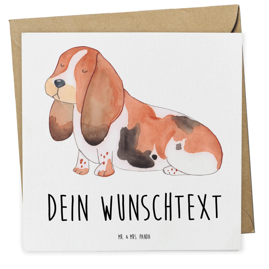 Personalized Deluxe Card Dog Basset Hound Personalisierte Glückwunschkarte, Grußkarte mit Namen, Personalisierte Einladungskarte, Grußkarte selber drucken, Personalisierte Grußkarte, Personalisiertere Klappkarte, Grußkarten personalisiert, Grußkarte als Geldgeschenk, Grußkarte selbst gestalten, Personalisierte Geburtstagskarte, Personalisierte Karte, Grußkarte mit persönlichen Nachrichten, Personalisierte Hochzeitskarte, Hund, Hundemotiv, Haustier, Hunderasse, Tierliebhaber, Hundebesitzer, Sprüche, Basset, Hundeliebe, kinderlos, Basset Hound