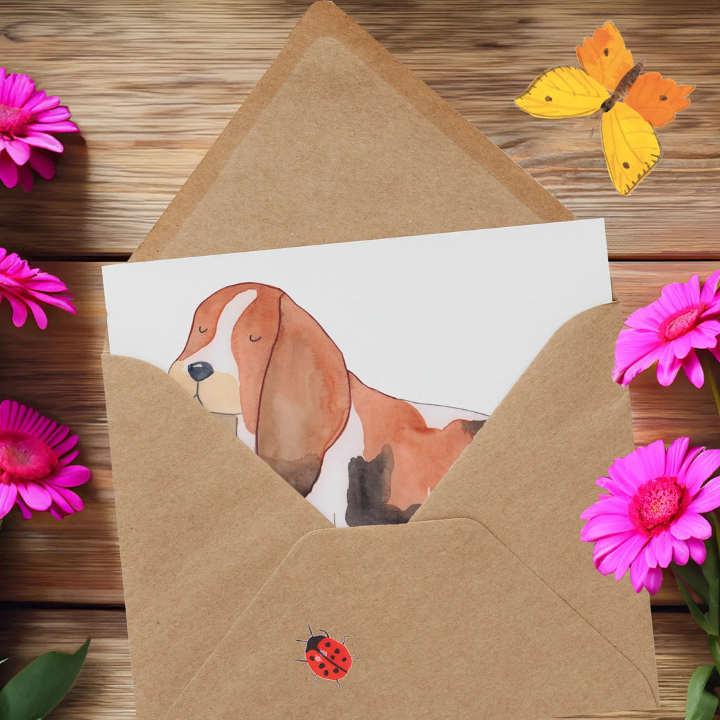 Personalized Deluxe Card Dog Basset Hound Personalisierte Glückwunschkarte, Grußkarte mit Namen, Personalisierte Einladungskarte, Grußkarte selber drucken, Personalisierte Grußkarte, Personalisiertere Klappkarte, Grußkarten personalisiert, Grußkarte als Geldgeschenk, Grußkarte selbst gestalten, Personalisierte Geburtstagskarte, Personalisierte Karte, Grußkarte mit persönlichen Nachrichten, Personalisierte Hochzeitskarte, Hund, Hundemotiv, Haustier, Hunderasse, Tierliebhaber, Hundebesitzer, Sprüche, Basset, Hundeliebe, kinderlos, Basset Hound