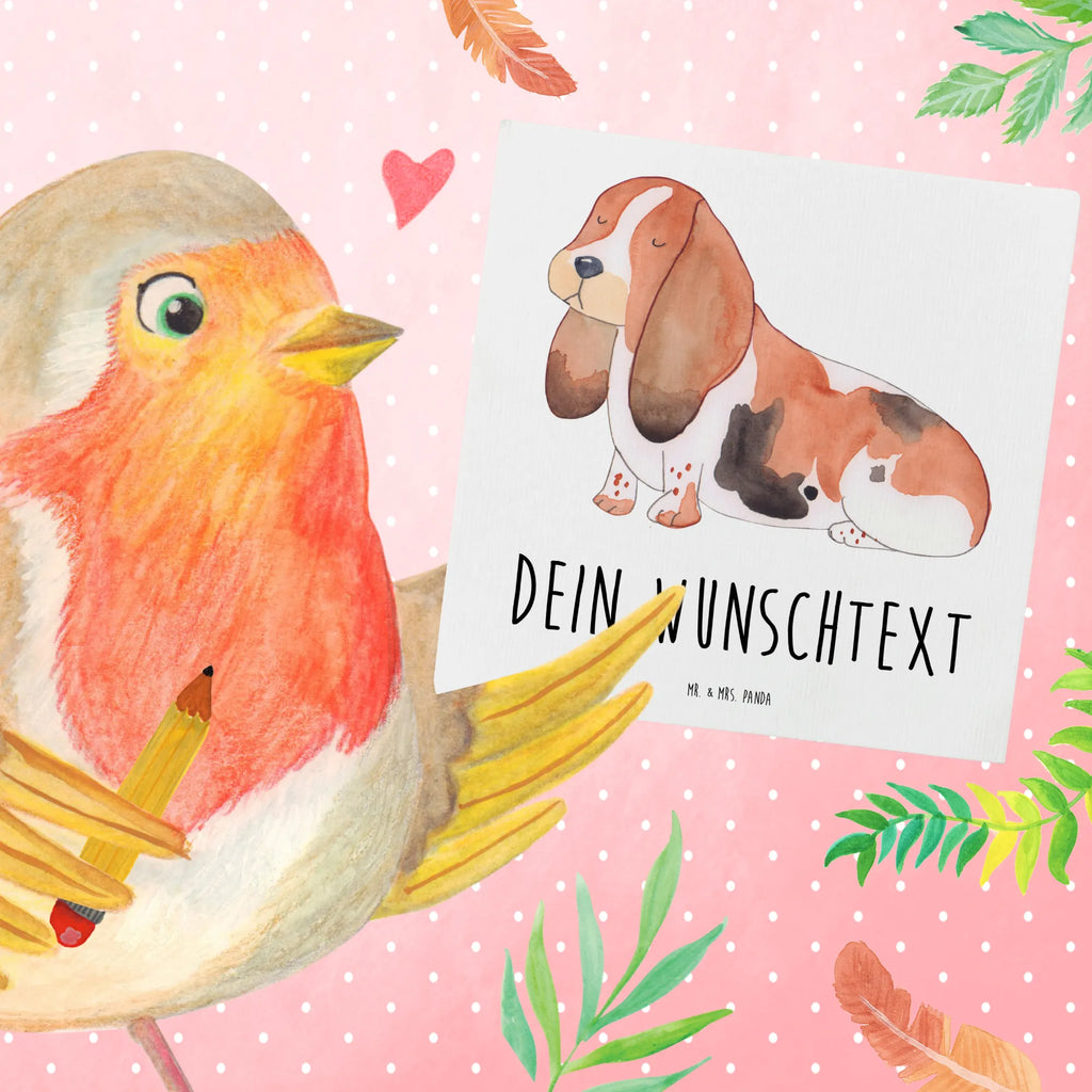 Personalized Deluxe Card Dog Basset Hound Personalisierte Glückwunschkarte, Grußkarte mit Namen, Personalisierte Einladungskarte, Grußkarte selber drucken, Personalisierte Grußkarte, Personalisiertere Klappkarte, Grußkarten personalisiert, Grußkarte als Geldgeschenk, Grußkarte selbst gestalten, Personalisierte Geburtstagskarte, Personalisierte Karte, Grußkarte mit persönlichen Nachrichten, Personalisierte Hochzeitskarte, Hund, Hundemotiv, Haustier, Hunderasse, Tierliebhaber, Hundebesitzer, Sprüche, Basset, Hundeliebe, kinderlos, Basset Hound