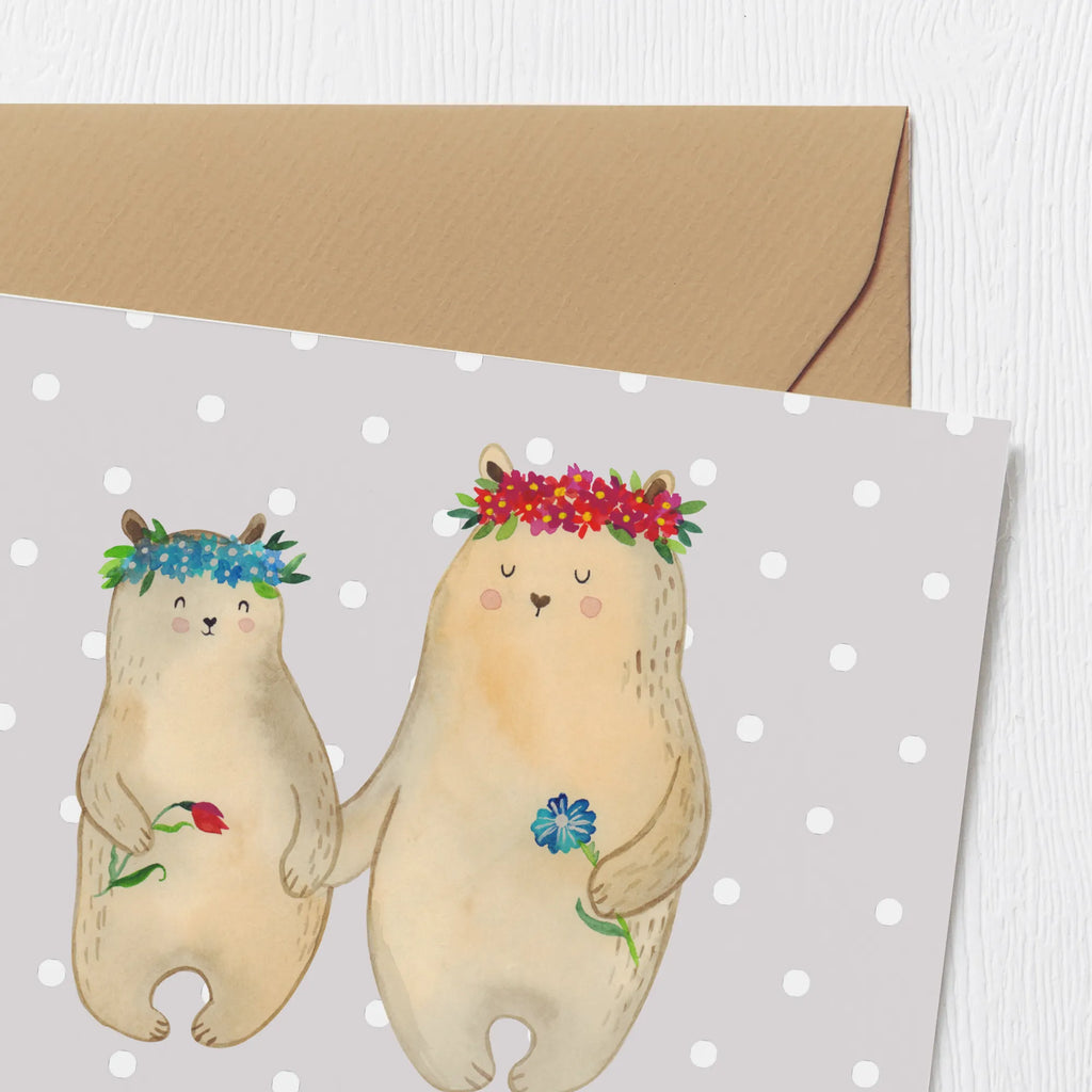 Personalisierte Deluxe Karte Bären mit Blumenkranz Grußkarte selber drucken, Personalisierte Karte, Grußkarte selbst gestalten, Personalisierte Glückwunschkarte, Personalisierte Geburtstagskarte, Personalisiertere Klappkarte, Grußkarte mit Namen, Personalisierte Einladungskarte, Grußkarte als Geldgeschenk, Personalisierte Hochzeitskarte, Grußkarten personalisiert, Personalisierte Grußkarte, Grußkarte mit persönlichen Nachrichten, Familie, Vatertag, Muttertag, Bruder, Schwester, Mama, Papa, Oma, Opa, Mutti, beste Mutter, Mami, Kinder, weltbeste Mama, Töchter, Tochter, Lieblingsmama, Vorbild, Geschenk Mama. Muttertag, Mutter, Family, Lieblingsmensch, Bär, Bären, Kind